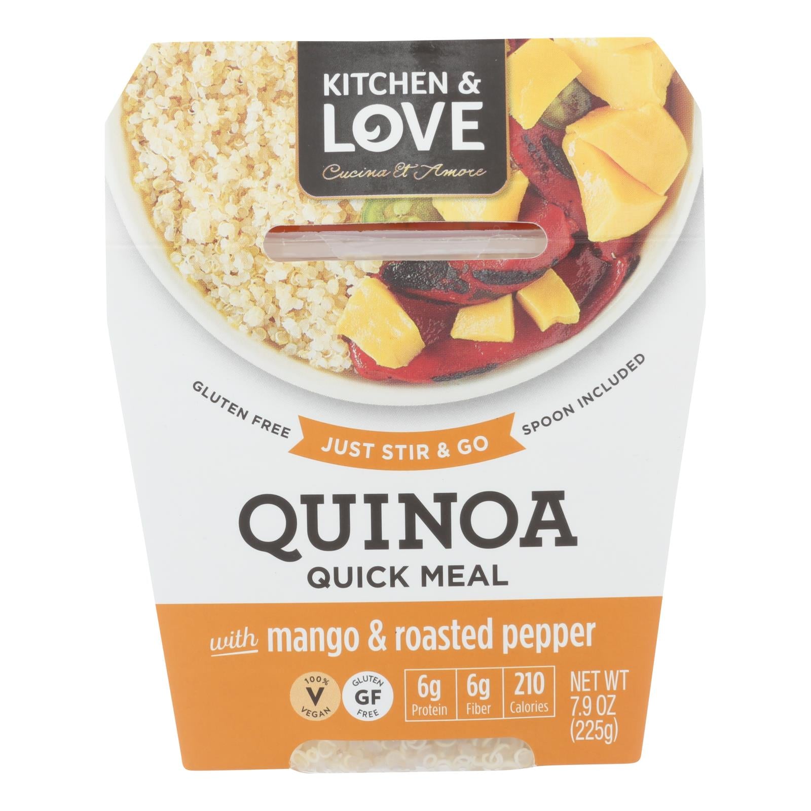 Cucina And Amore - Quinoa Meals - Mango And Jalapeno - Case Of 6 - 7.9 Oz. - GreatEagleInc