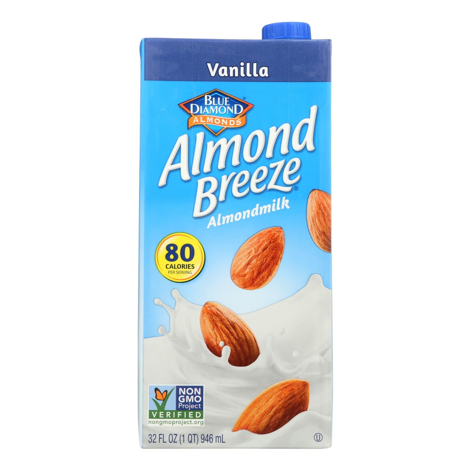 Almond Breeze - Almond Milk - Vanilla - Case Of 12 - 32 Fl Oz. - GreatEagleInc