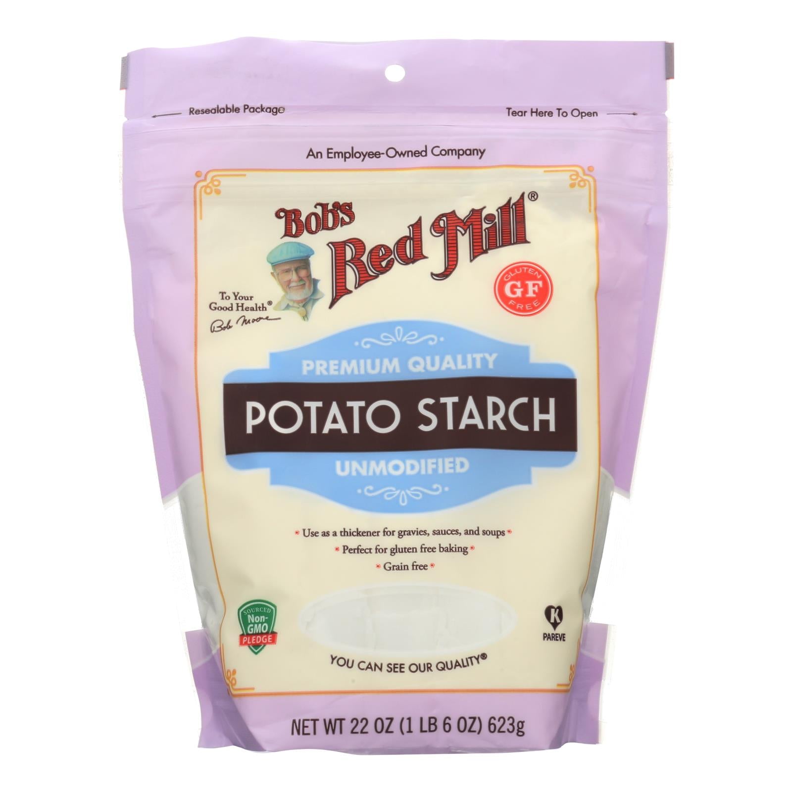 Bob's Red Mill - Potato Starch Gf - Case Of 4-22 Oz - GreatEagleInc