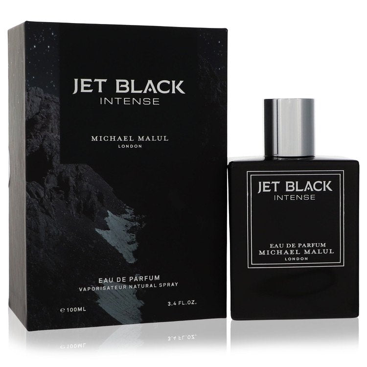 Jet Black Intense by Michael Malul Eau De Parfum Spray 3.4 oz for Men Regular