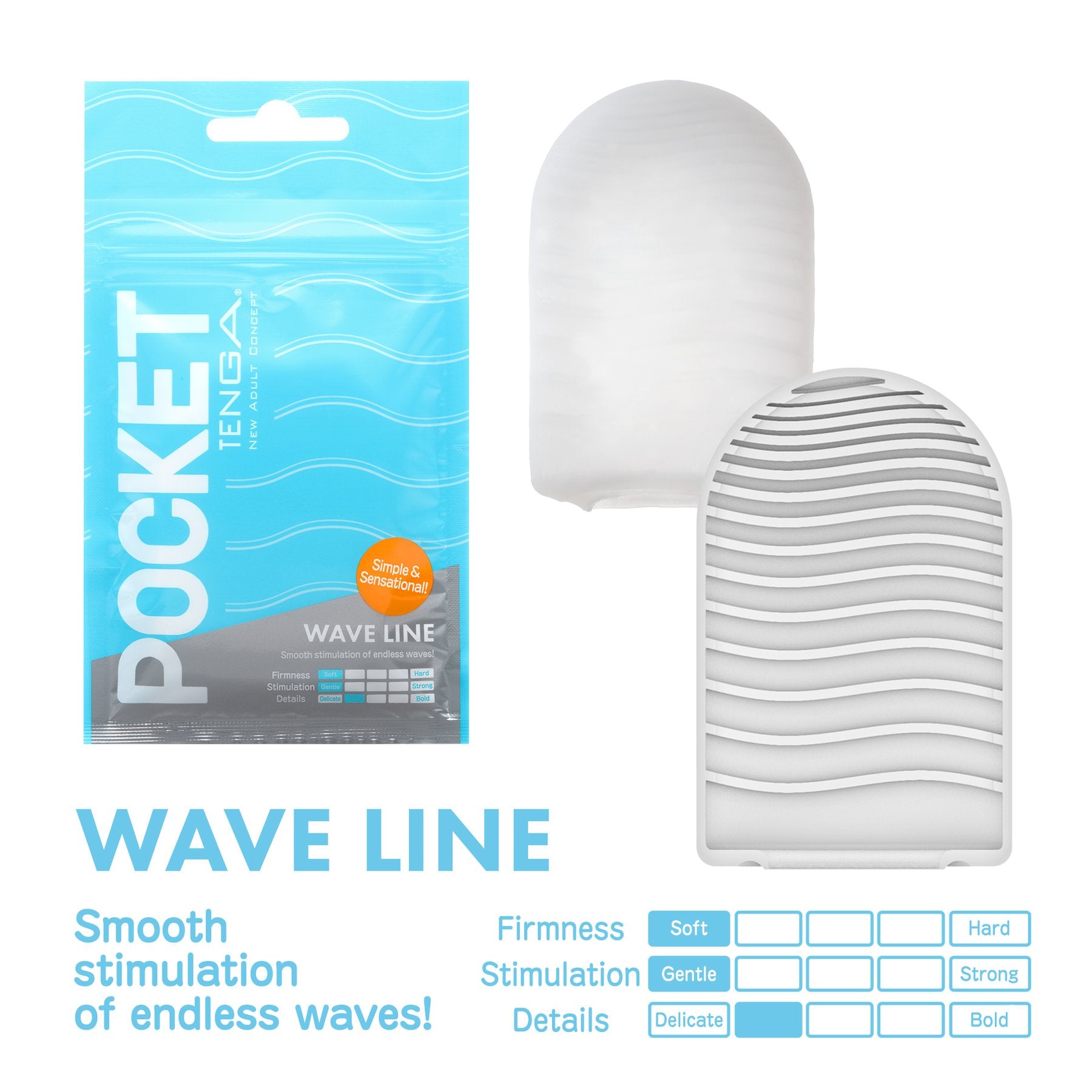 Pocket Tenga Wave Line Default Title