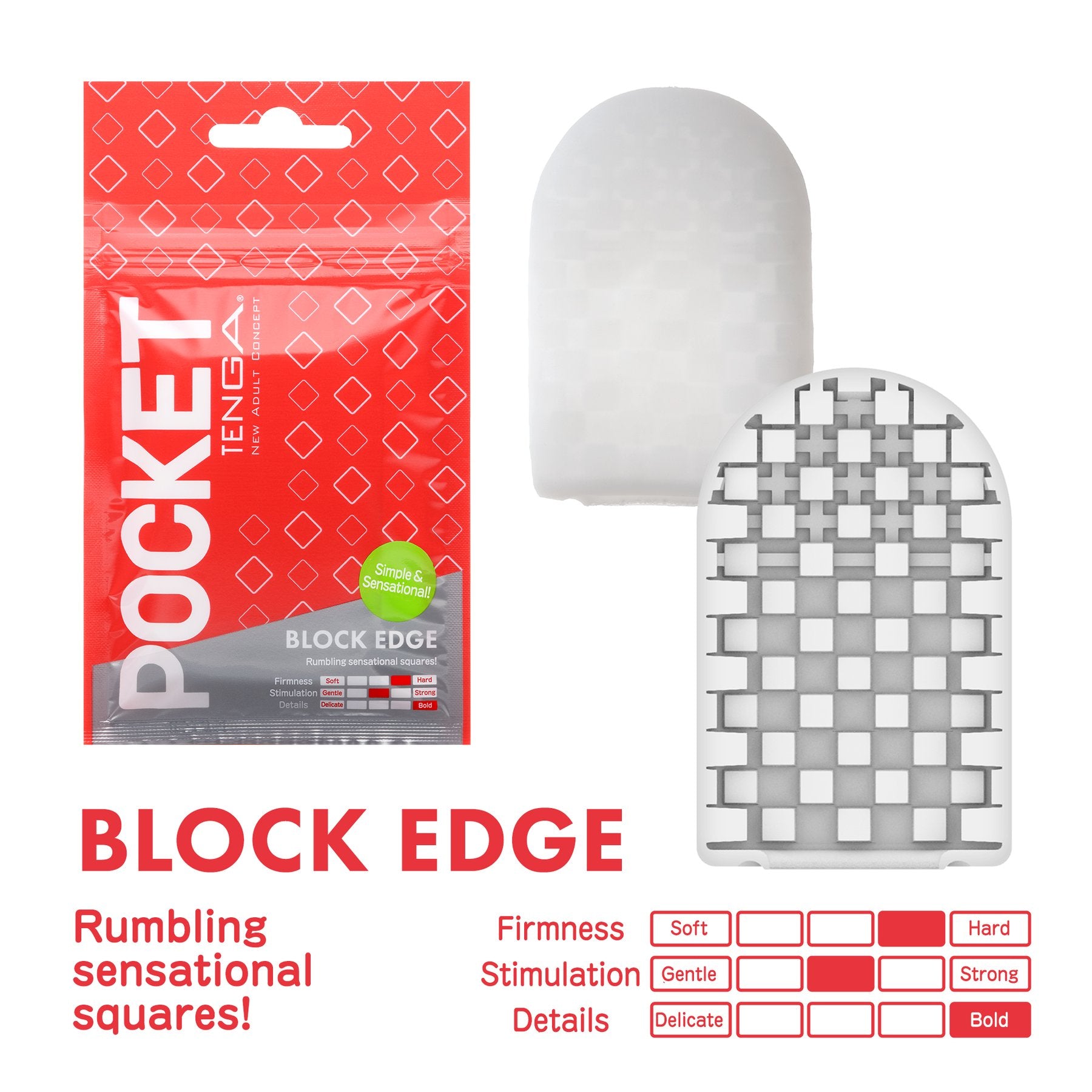 Pocket Tenga Block Edge - GreatEagleInc