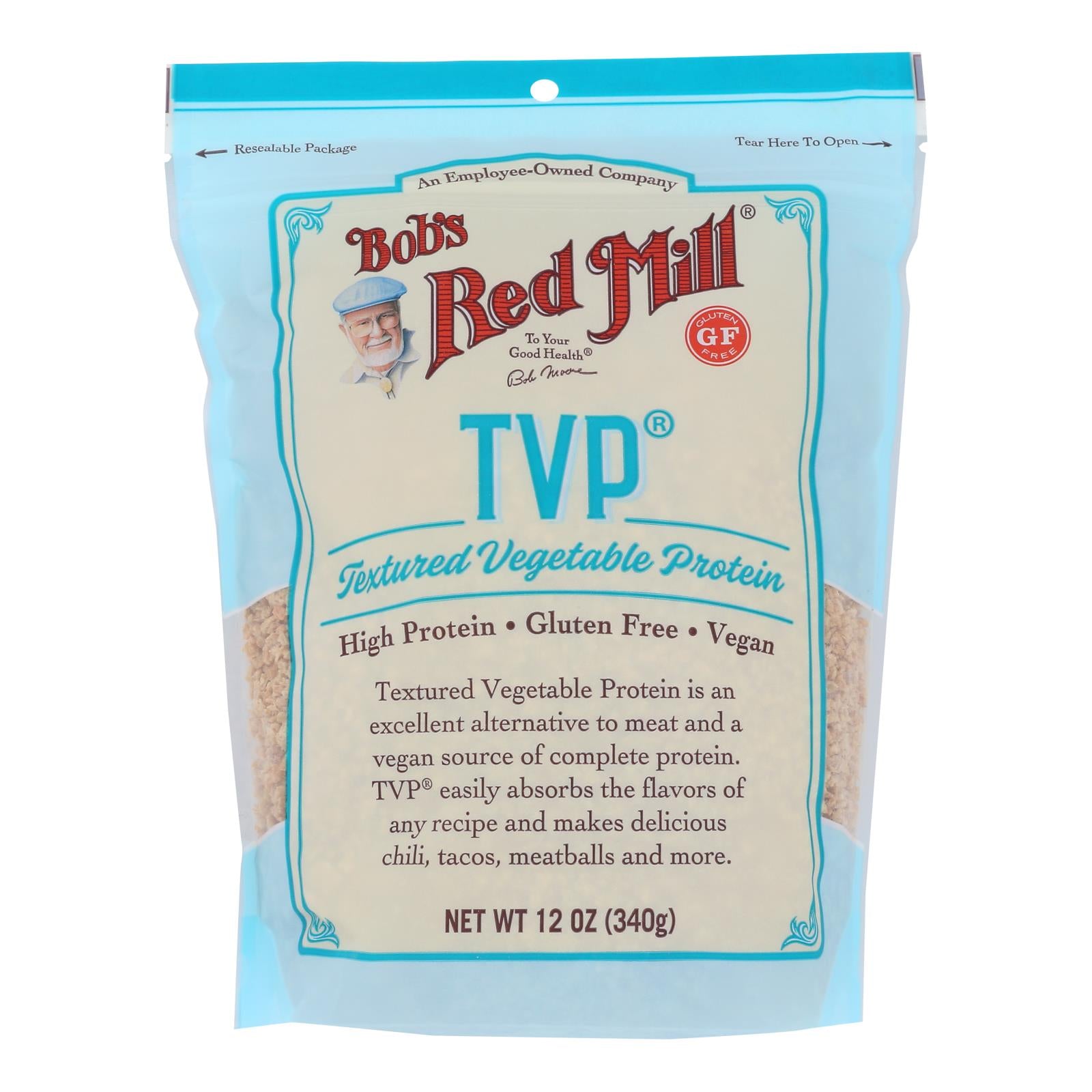 Bob's Red Mill - Texturized Veg Protein G/f - Case Of 4-12 Oz - GreatEagleInc