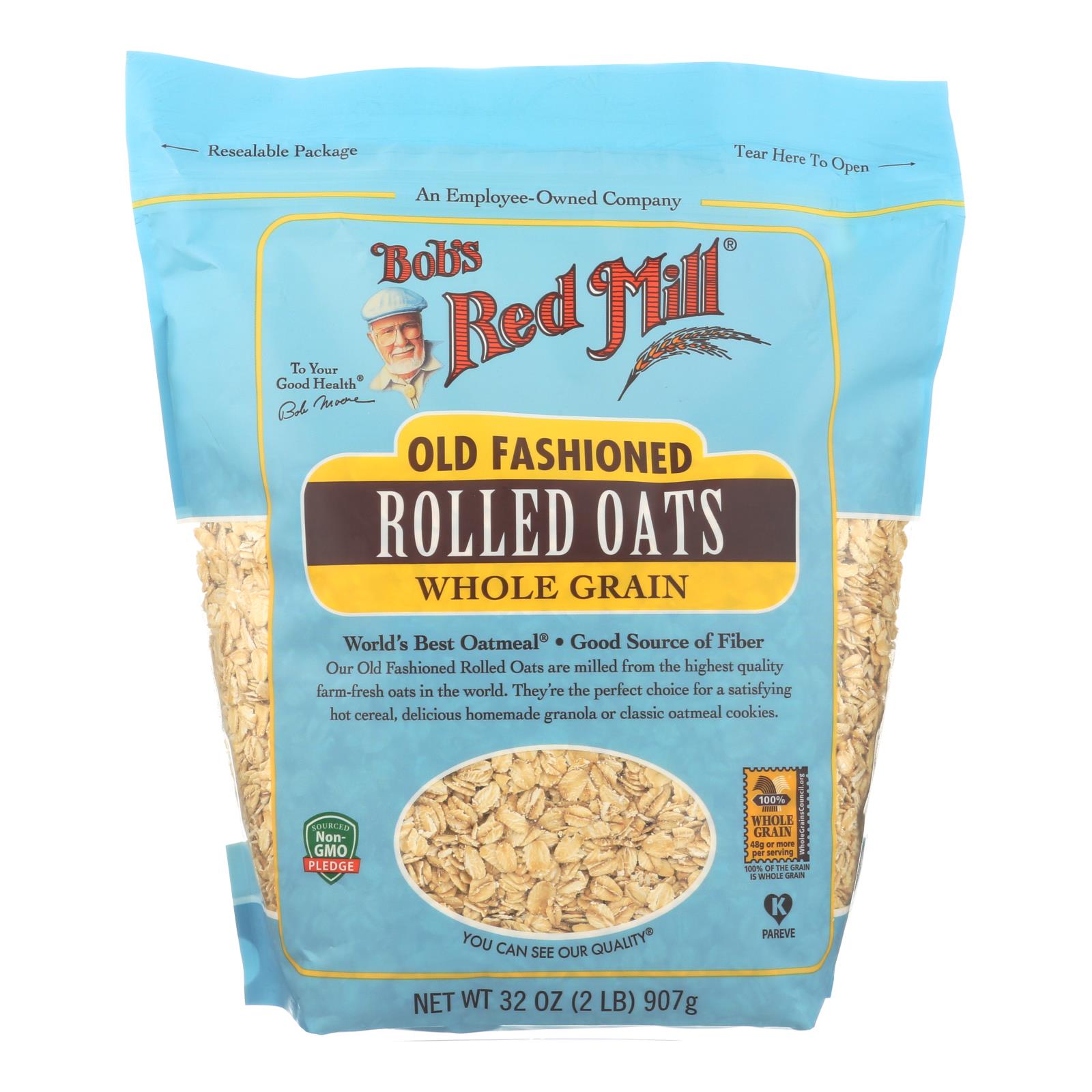Bob's Red Mill - Old Fashioned Rolled Oats - Case Of 4-32 Oz. - GreatEagleInc