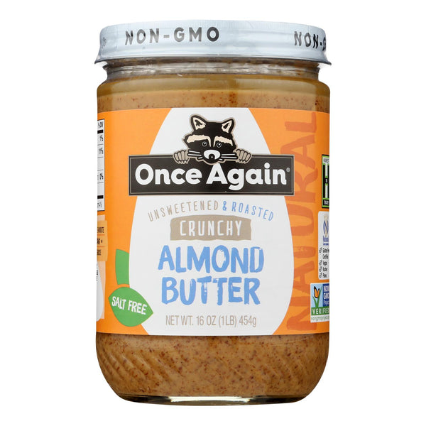Once Again - Almond Butter Crunch Ns - Case Of 6-16 Oz - GreatEagleInc