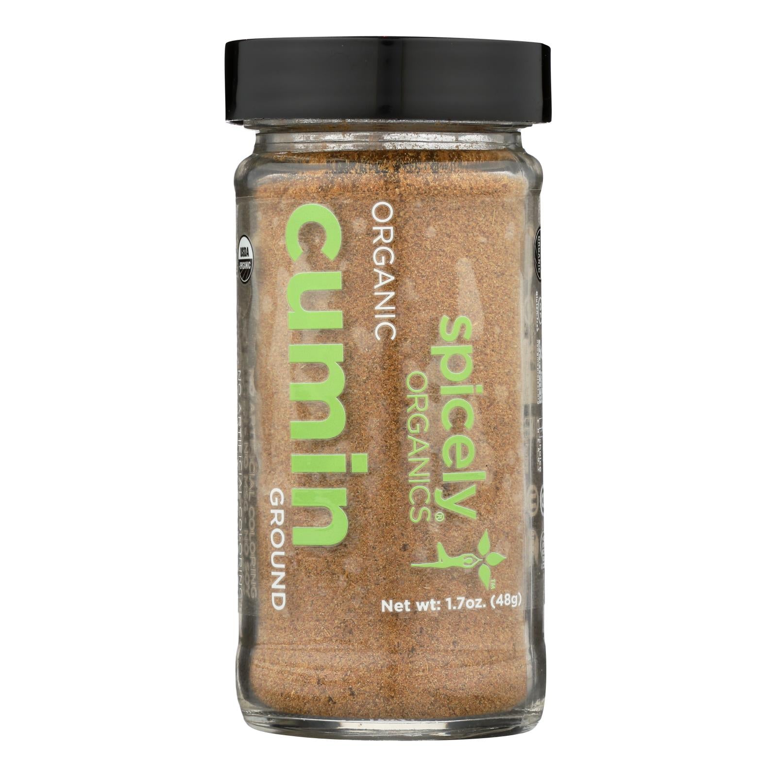 Spicely Organics - Organic Cumin - Ground - Case Of 3 - 1.7 Oz. - GreatEagleInc