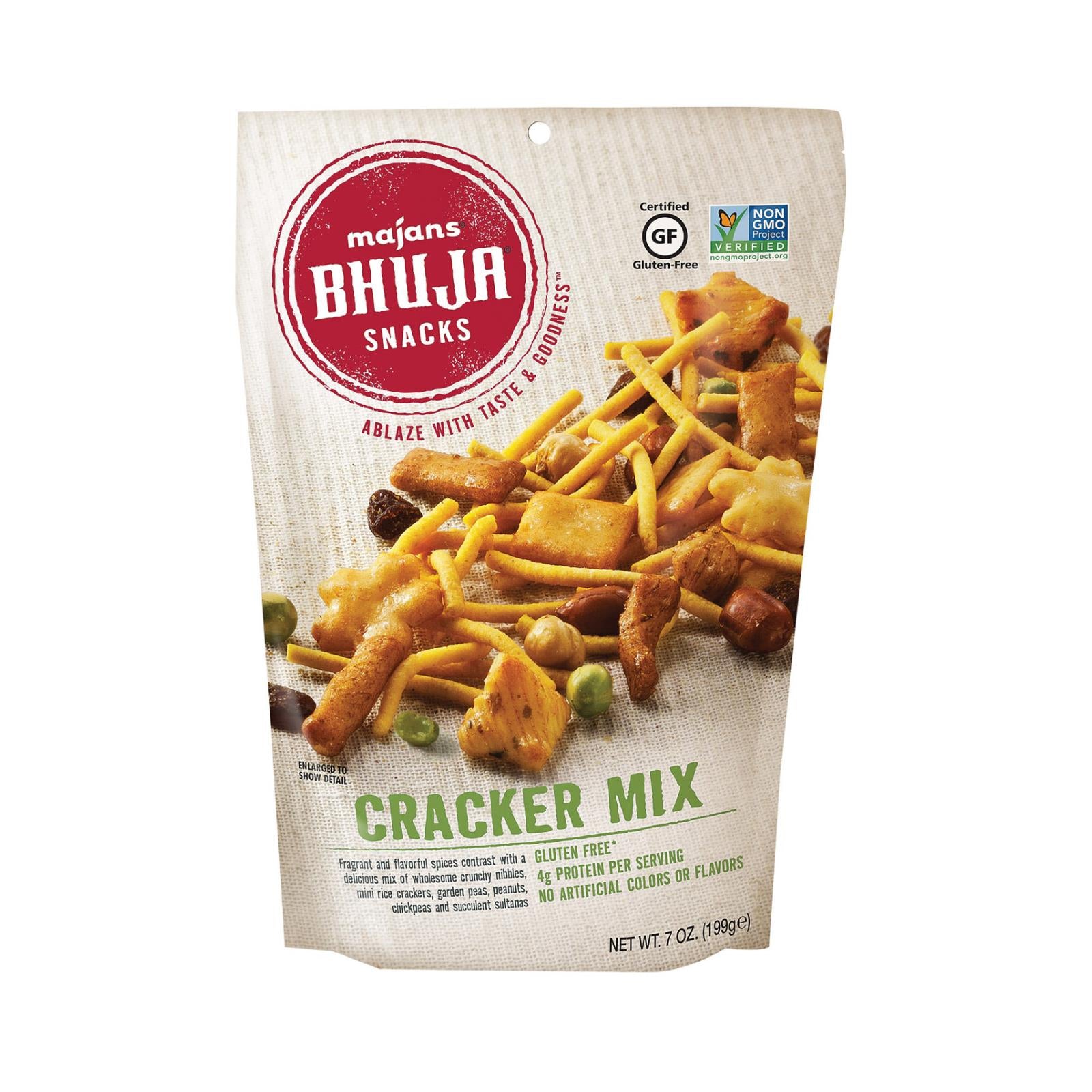 Bhuja Snacks - Cracker Mix - Case Of 6 - 7 Oz. - GreatEagleInc