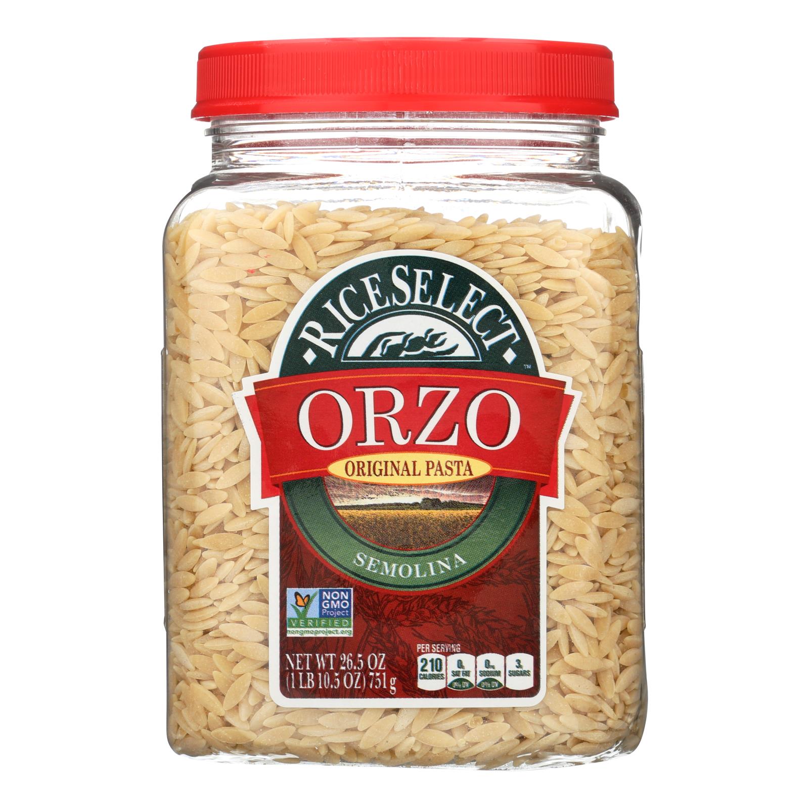 Rice Select Orzo - Original - Case Of 4 - 26.5 Oz. - GreatEagleInc