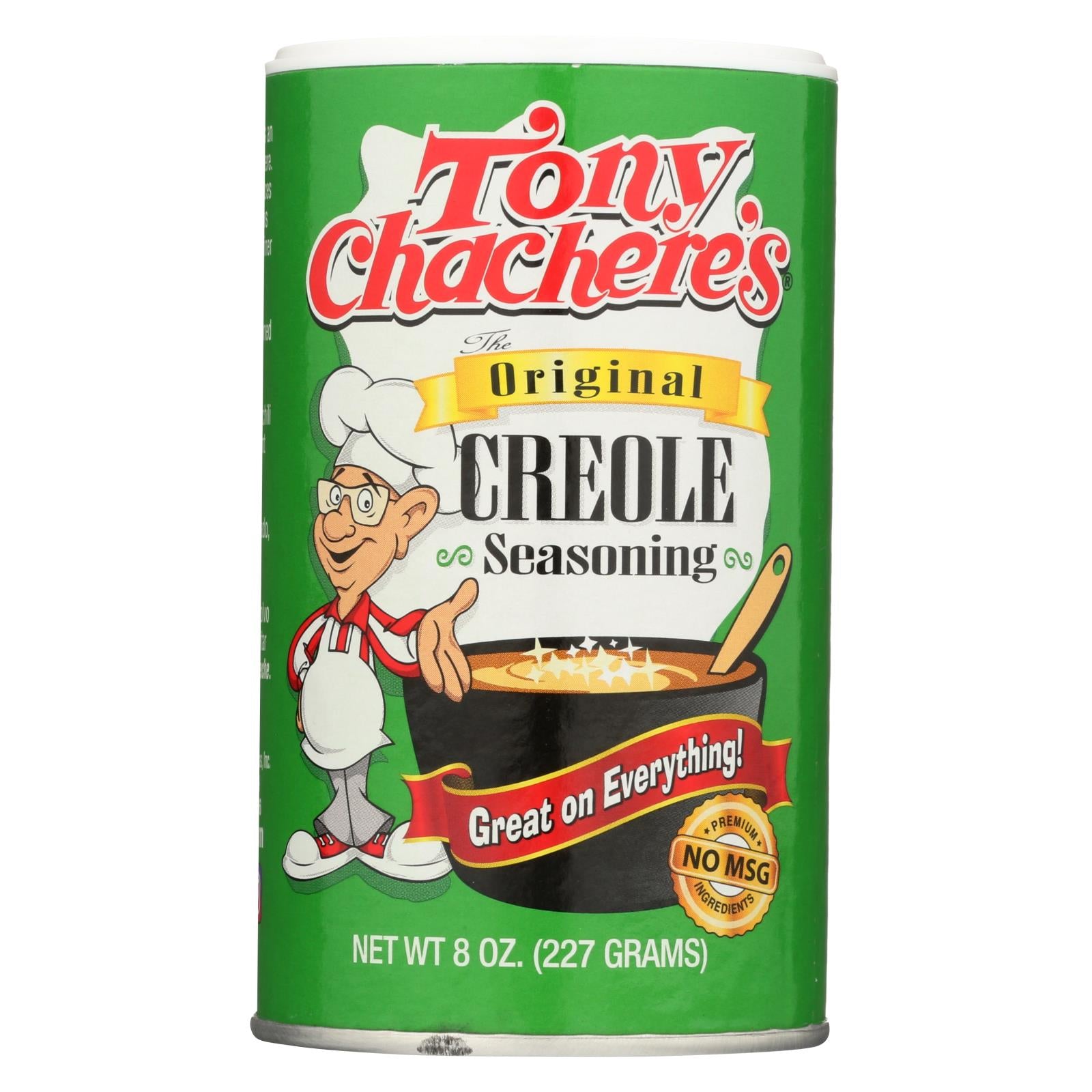 Tony Chachere's Seasoning - Creole - Case Of 6 - 8 Oz - GreatEagleInc