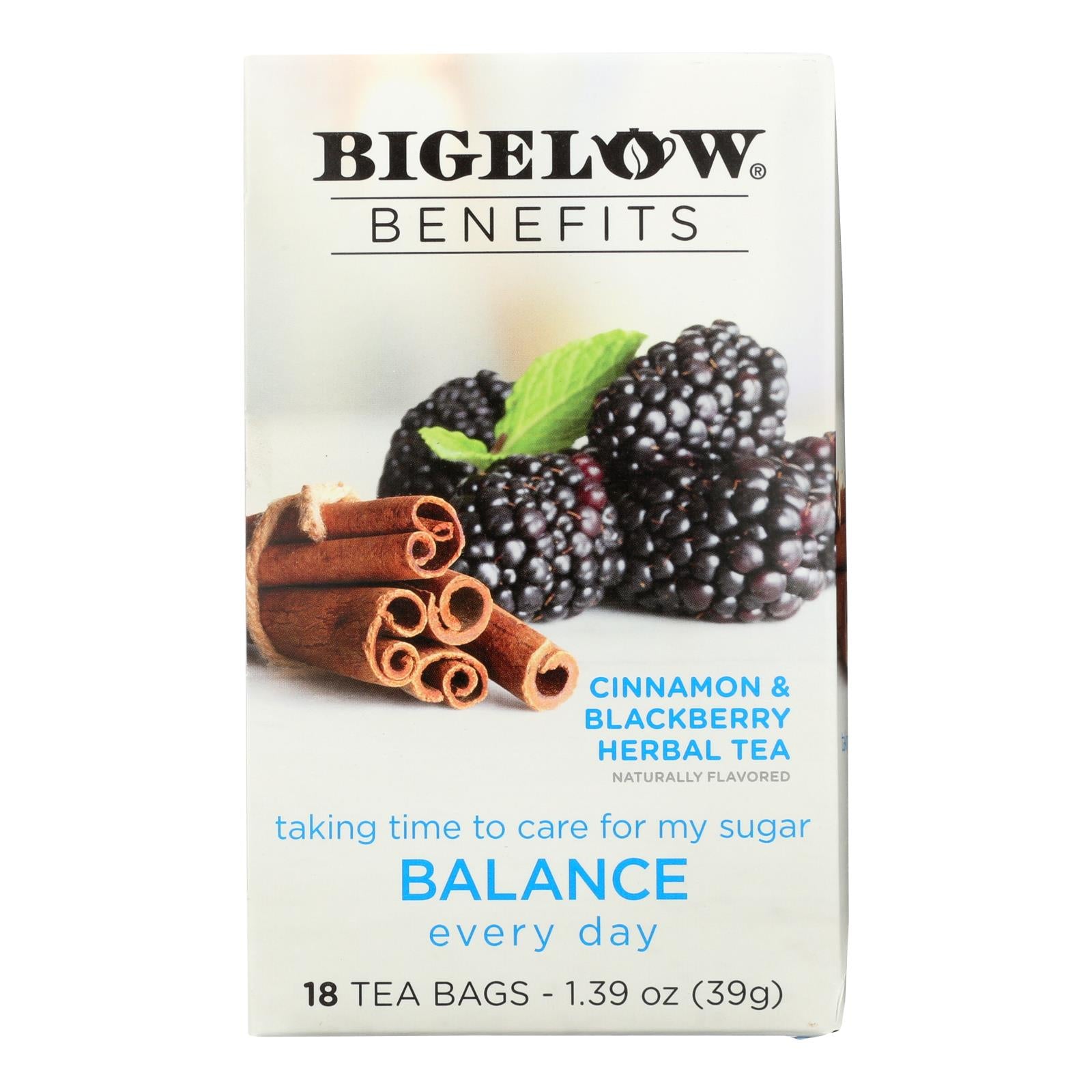 Bigelow Tea Tea - Cinnamon Blackberry - Balance - Case Of 6 - 18 Bag - GreatEagleInc