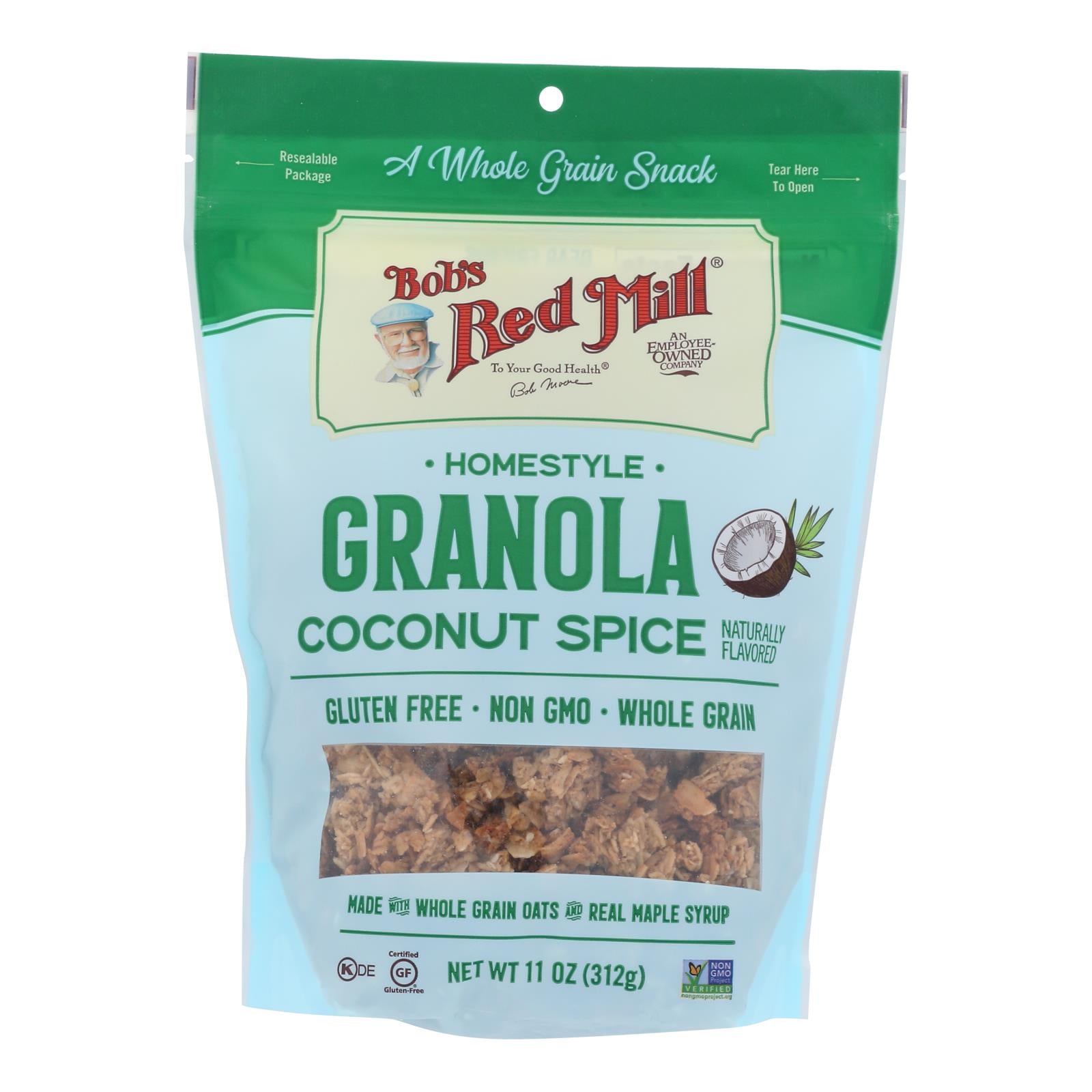 Bob's Red Mill - Granola Coconut Spice - Case Of 6 - 11 Oz - GreatEagleInc