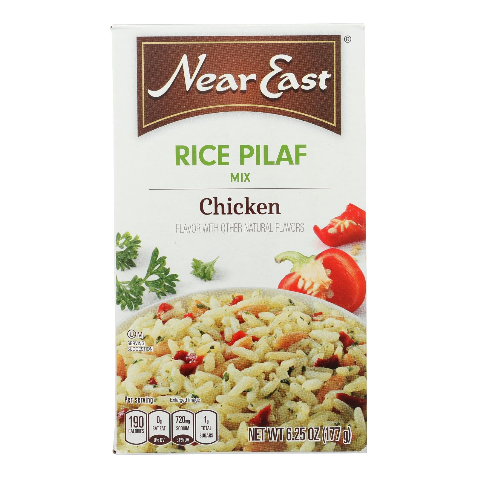 Near East Rice Pilaf Mix - Chicken - Case Of 12 - 6.25 Oz. - GreatEagleInc