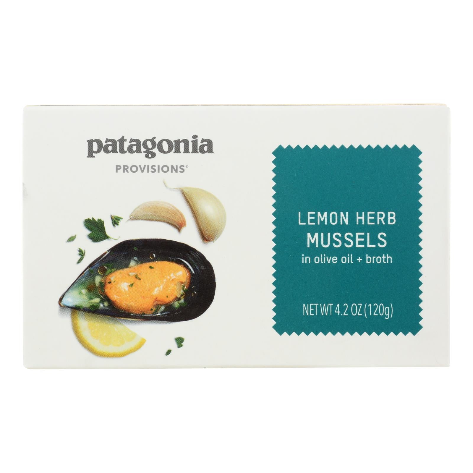 Patagonia - Mussels Lemon Herb - Case Of 10 - 4.2 Oz - GreatEagleInc