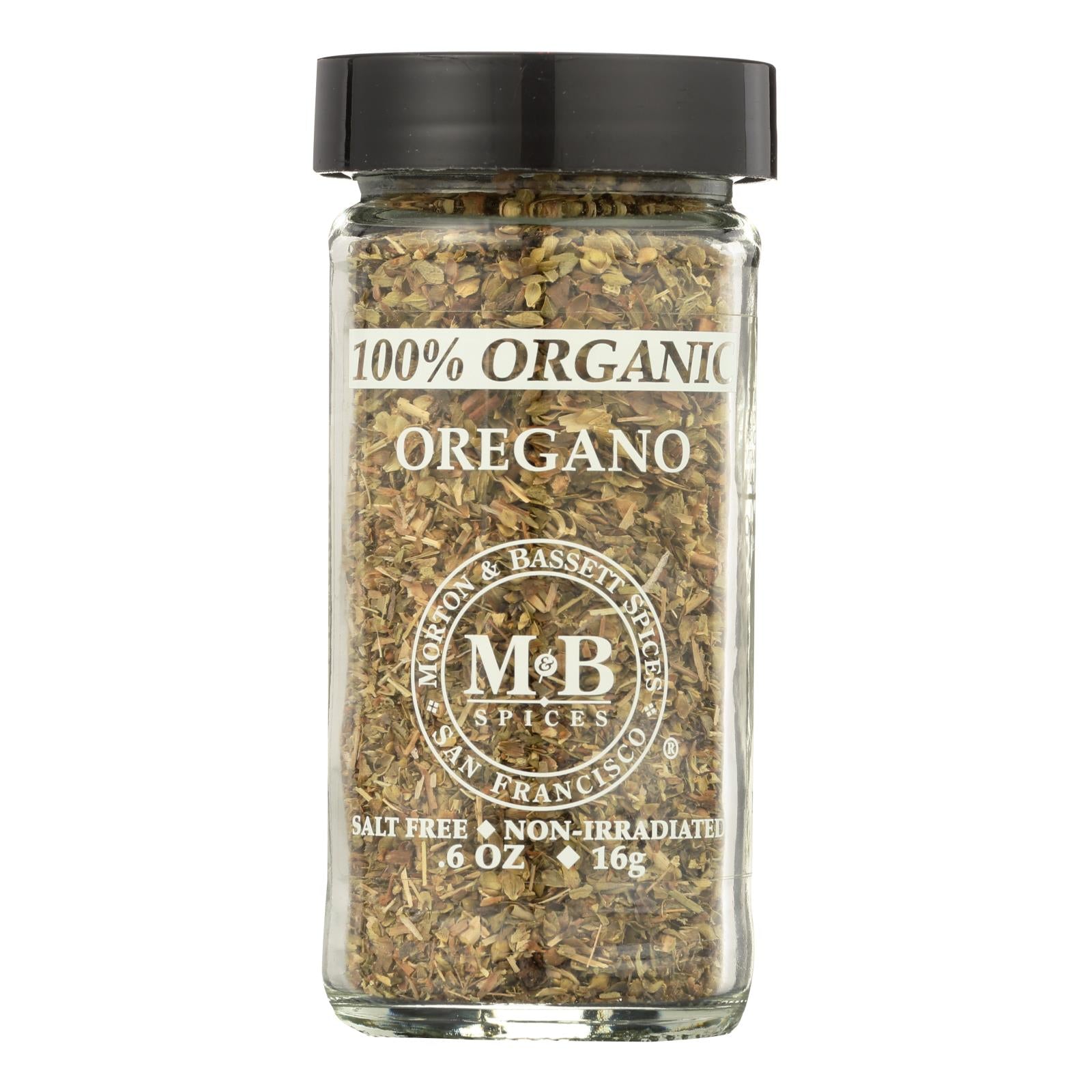 Morton And Bassett 100% Organic Seasoning - Oregano - .7 Oz - Case Of 3 - GreatEagleInc
