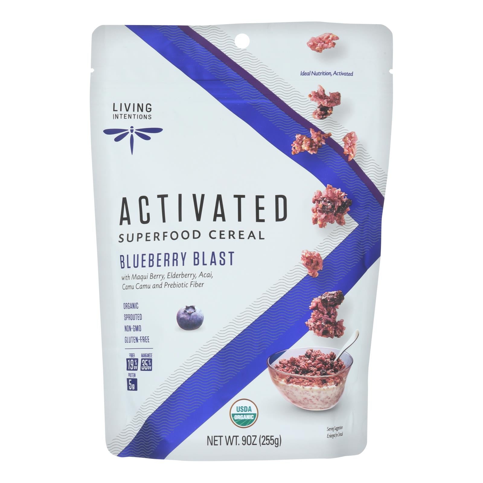 Living Intentions Activated Superfood Cereal  - Case Of 6 - 9 Oz - GreatEagleInc