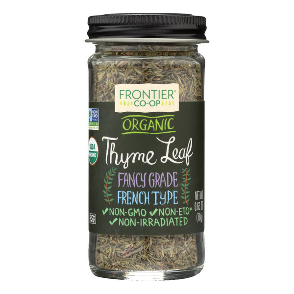 Frontier Herb Thyme Leaf - Organic - Whole - .8 Oz - Eco-Friendly Home & Grocery
