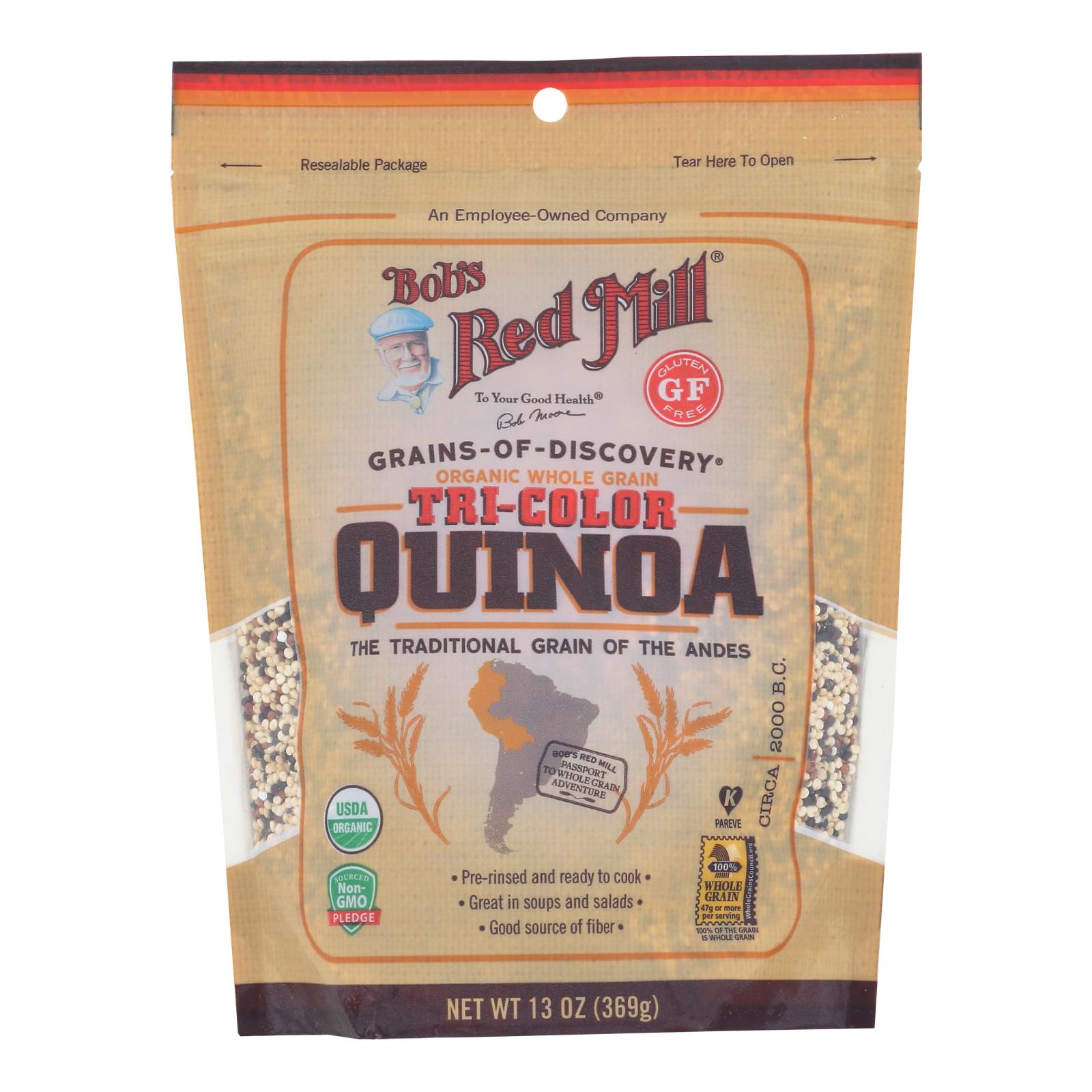 Bob's Red Mill - Quinoa Tri-color - Case Of 5-13 Oz - GreatEagleInc