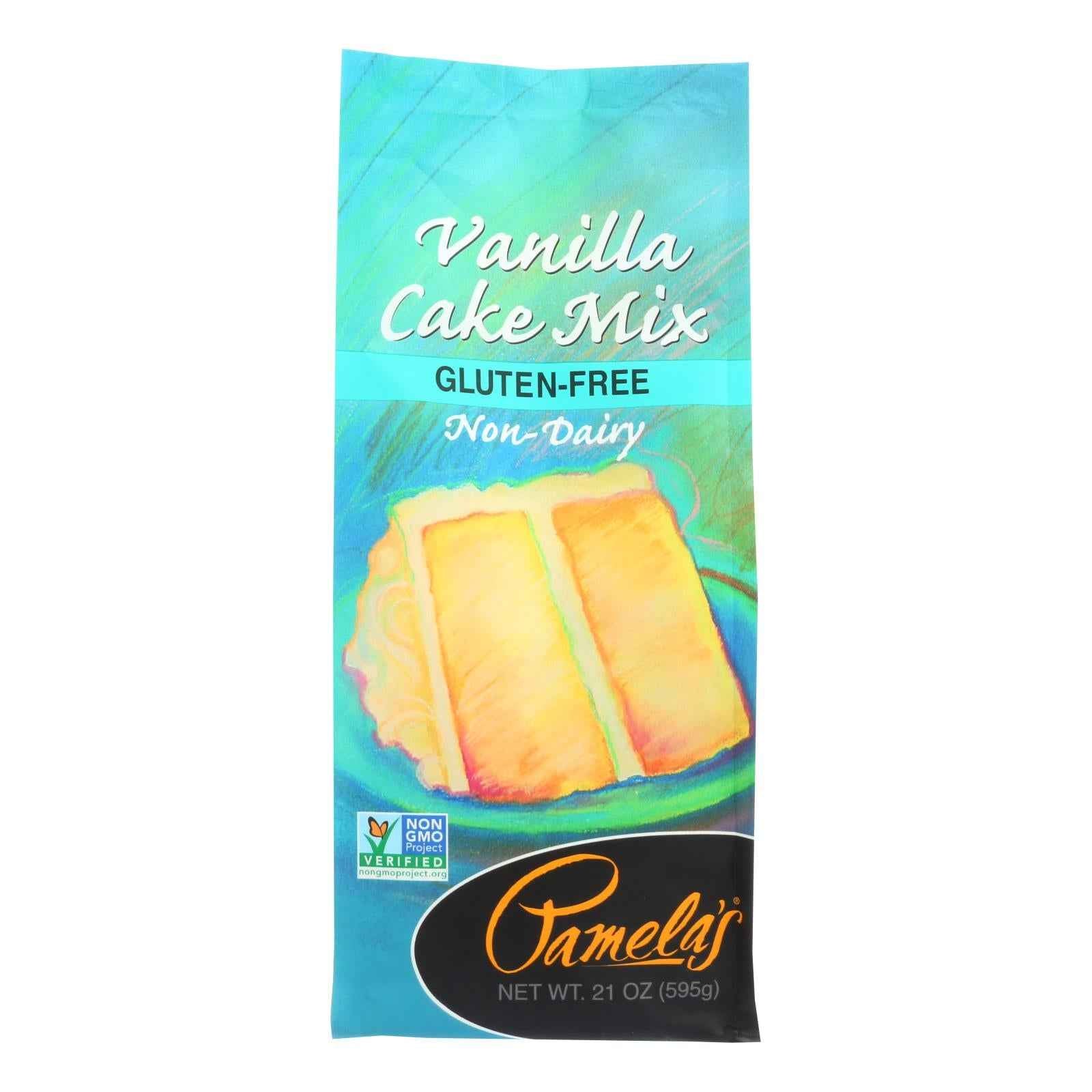 Pamela's Products - Vanilla Cake - Mix - Case Of 6 - 21 Oz.