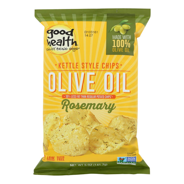 Good Health Kettle Chips - Olive Oil Rosemary - Case Of 12 - 5 Oz. Default Title