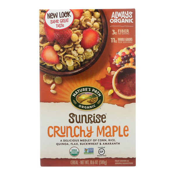 Nature's Path Crunchy Maple - Sunrise - Case Of 12 - 10.6 Oz. - Eco-Friendly Home & Grocery