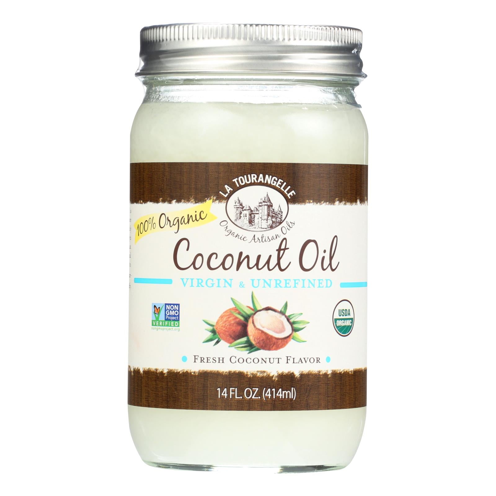 La Tourangelle Coconut Oil - Case Of 6 - 14 Fl Oz. - GreatEagleInc