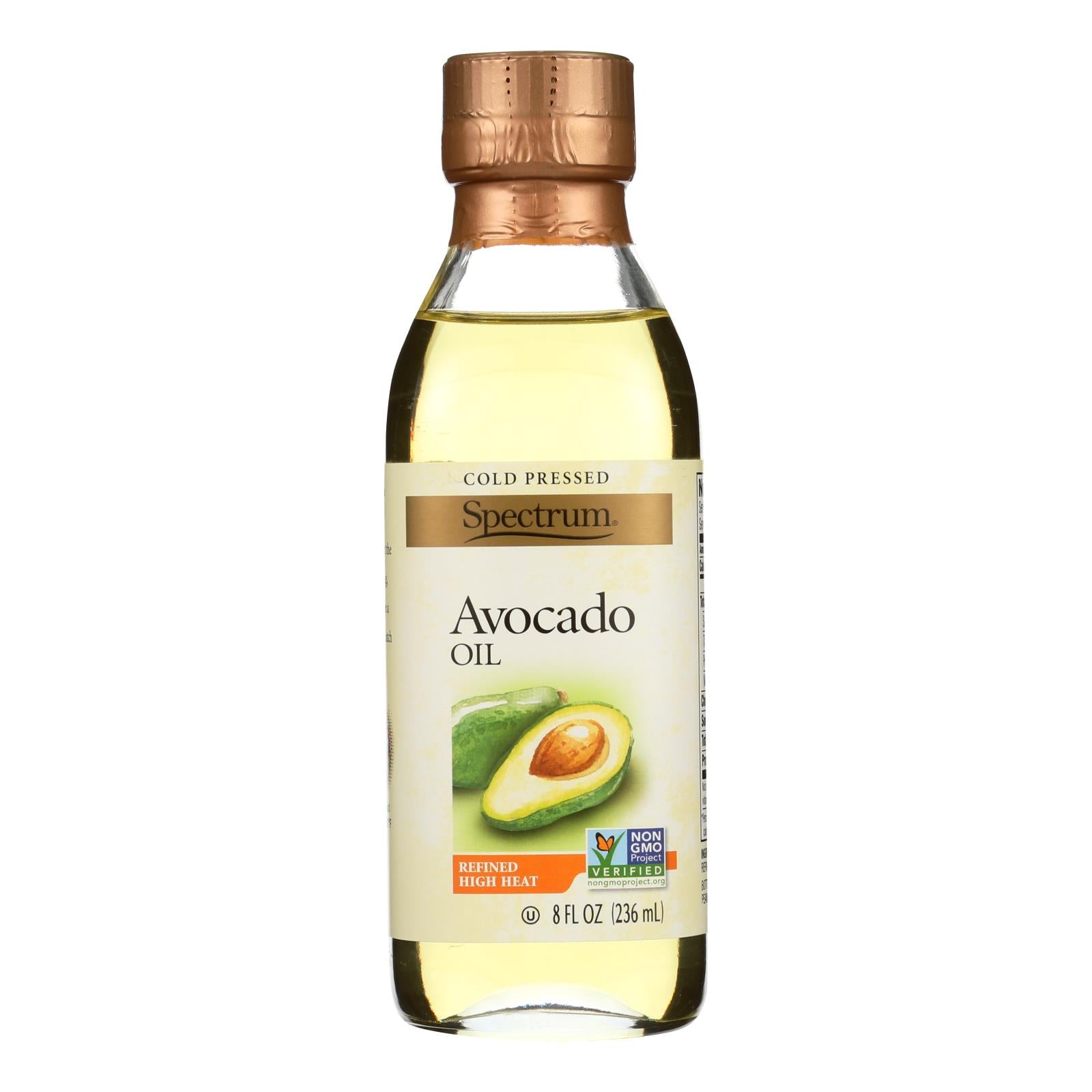 Spectrum Naturals Avocado Oil - Refined - 8 Oz - Case Of 6 - GreatEagleInc