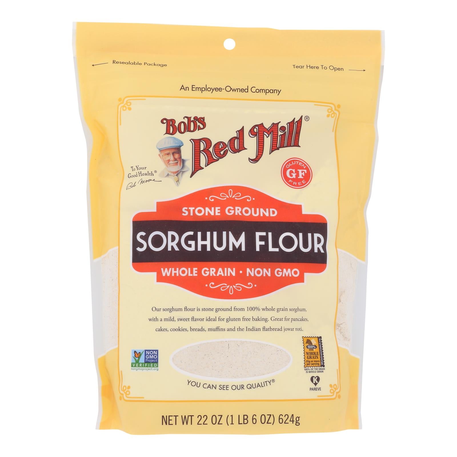 Bob's Red Mill - Flour Sorghum - Case Of 4-22 Oz - GreatEagleInc