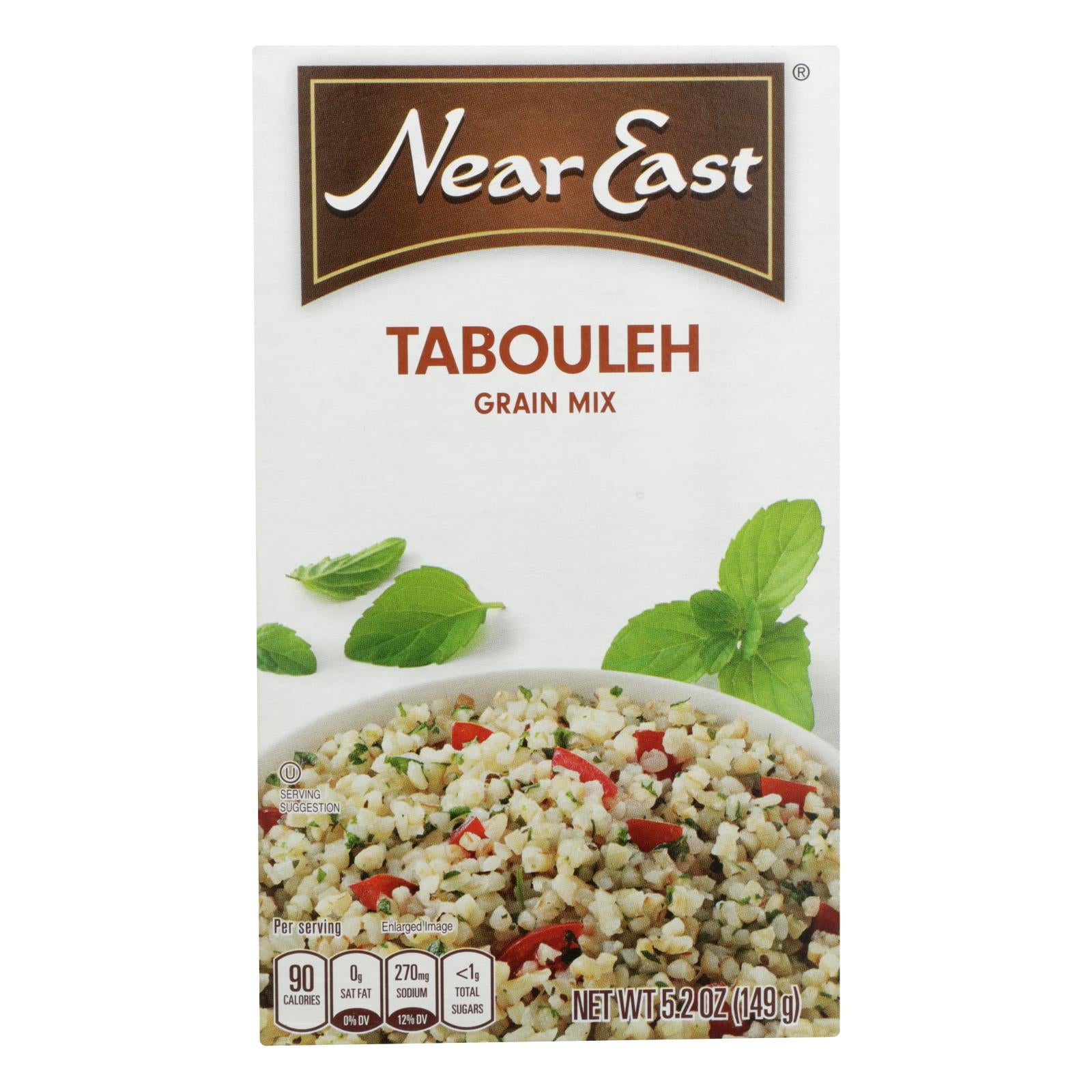 Near East Tabbouleh Mix - Wheat Salad - Case Of 12 - 5.25 Oz. - GreatEagleInc