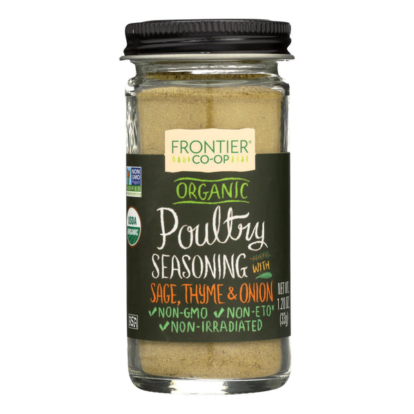 Frontier Herb Poultry Seasoning - Organic - 1.2 Oz - Eco-Friendly Home & Grocery
