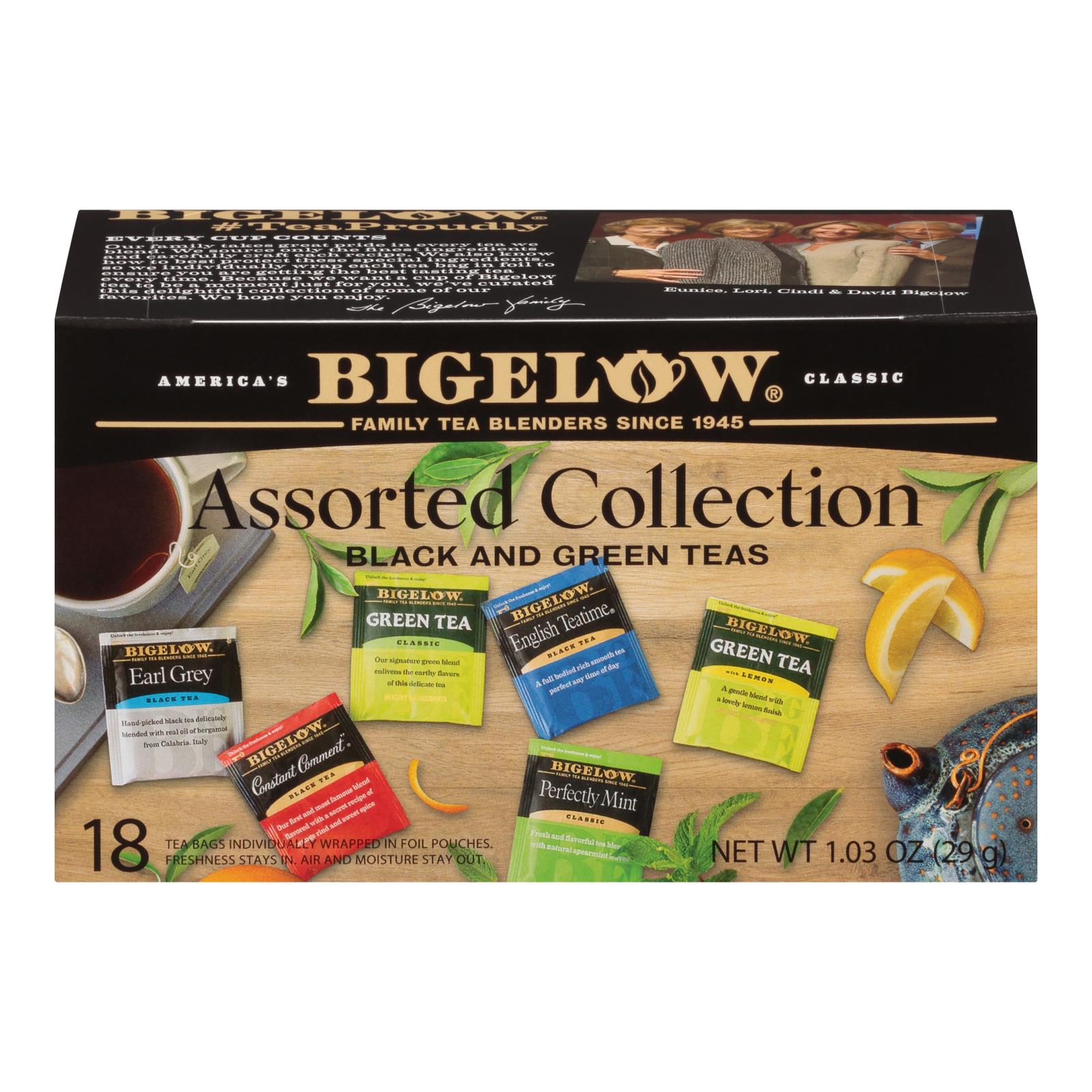 Bigelow Tea Assorted Tea - 6 Variety - Case Of 6 - 18 Bag - GreatEagleInc