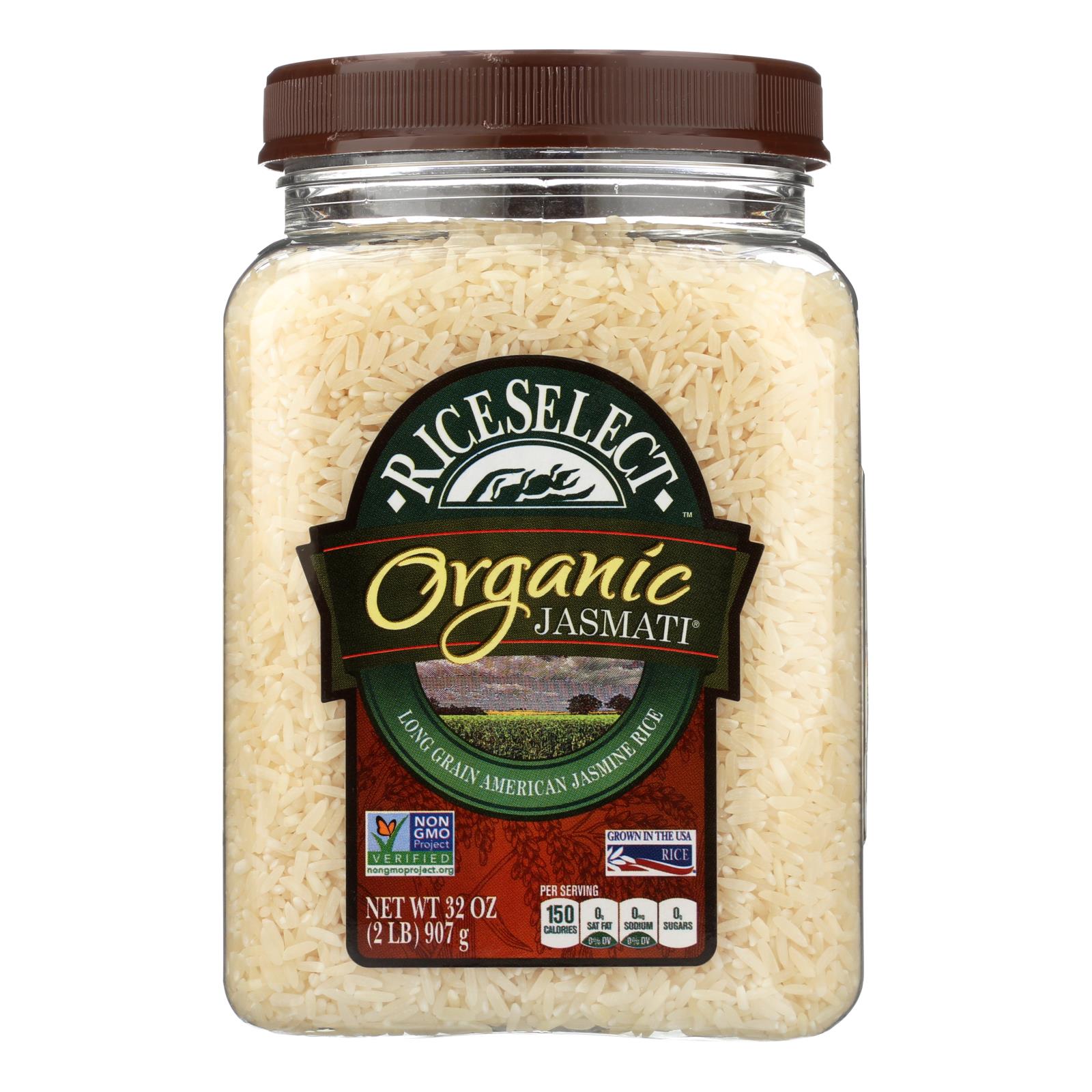 Rice Select Jasmati Rice - Organic - Case Of 4 - 32 Oz. - GreatEagleInc