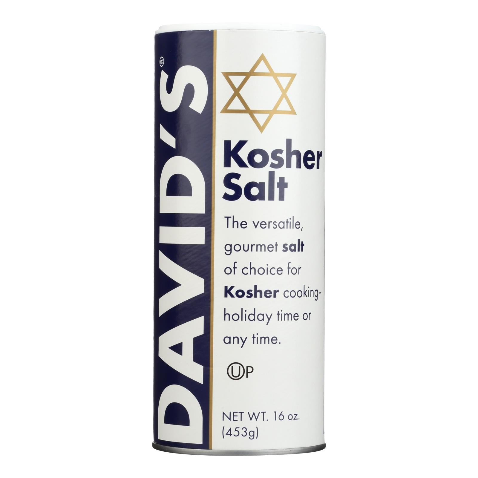 David's Kosher Salt - Case Of 12 - 16 Oz - Eco-Friendly Home & Grocery