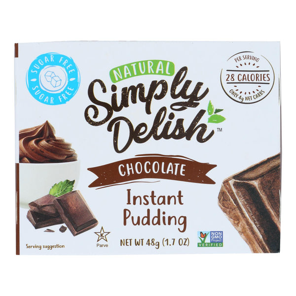 Simply Delish Chocolate Pudding & Pie Filling  - Case Of 6 - 1.7 Oz - GreatEagleInc