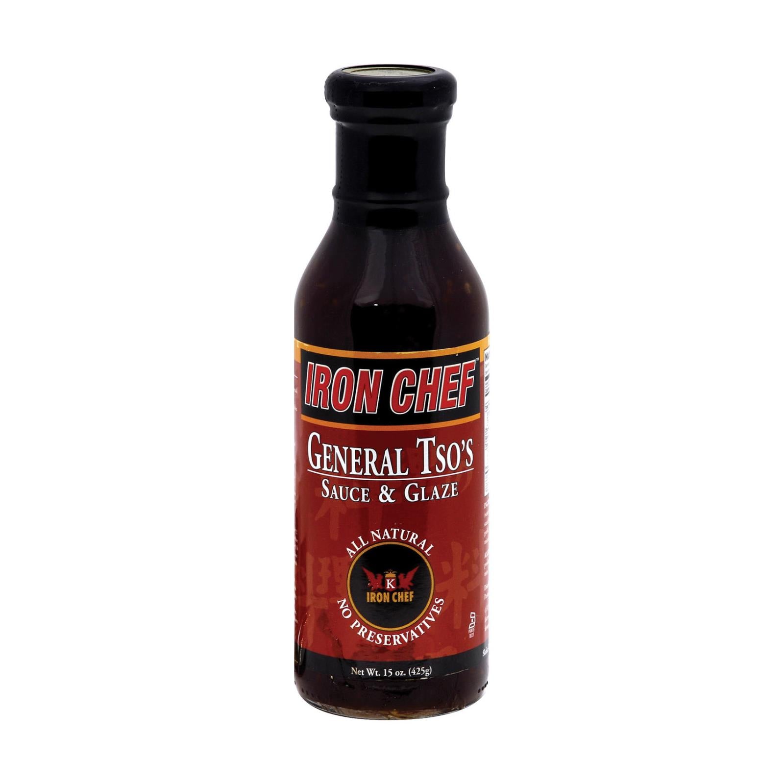 Iron Chef Sauce And Glaze - General Tso's - Case Of 6 - 15 Oz. - GreatEagleInc