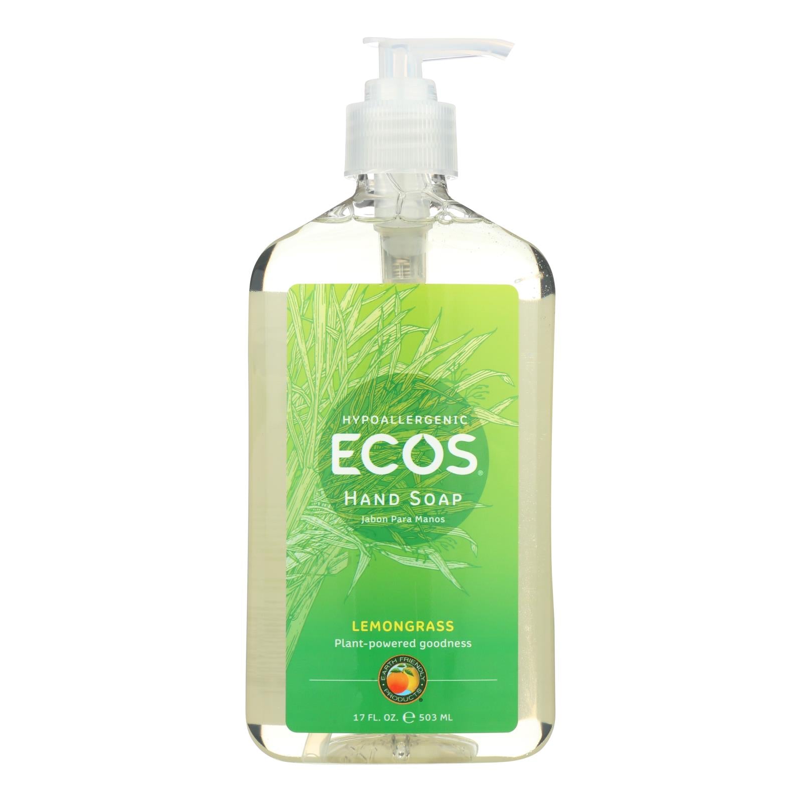 Earth Friendly Hand Soap - Lemongrass - Case Of 6 - 17 Fl Oz. - GreatEagleInc