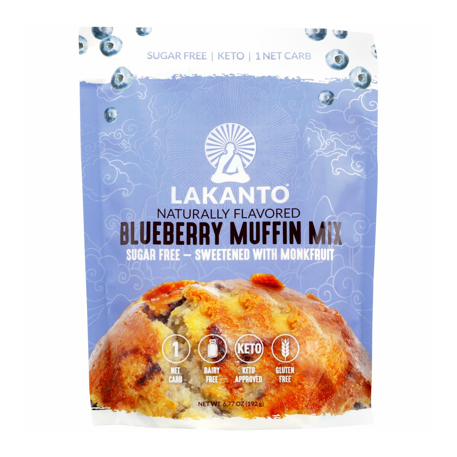 Lakanto - Muffin Mix Blueberry - Case Of 8-6.77 Oz - GreatEagleInc