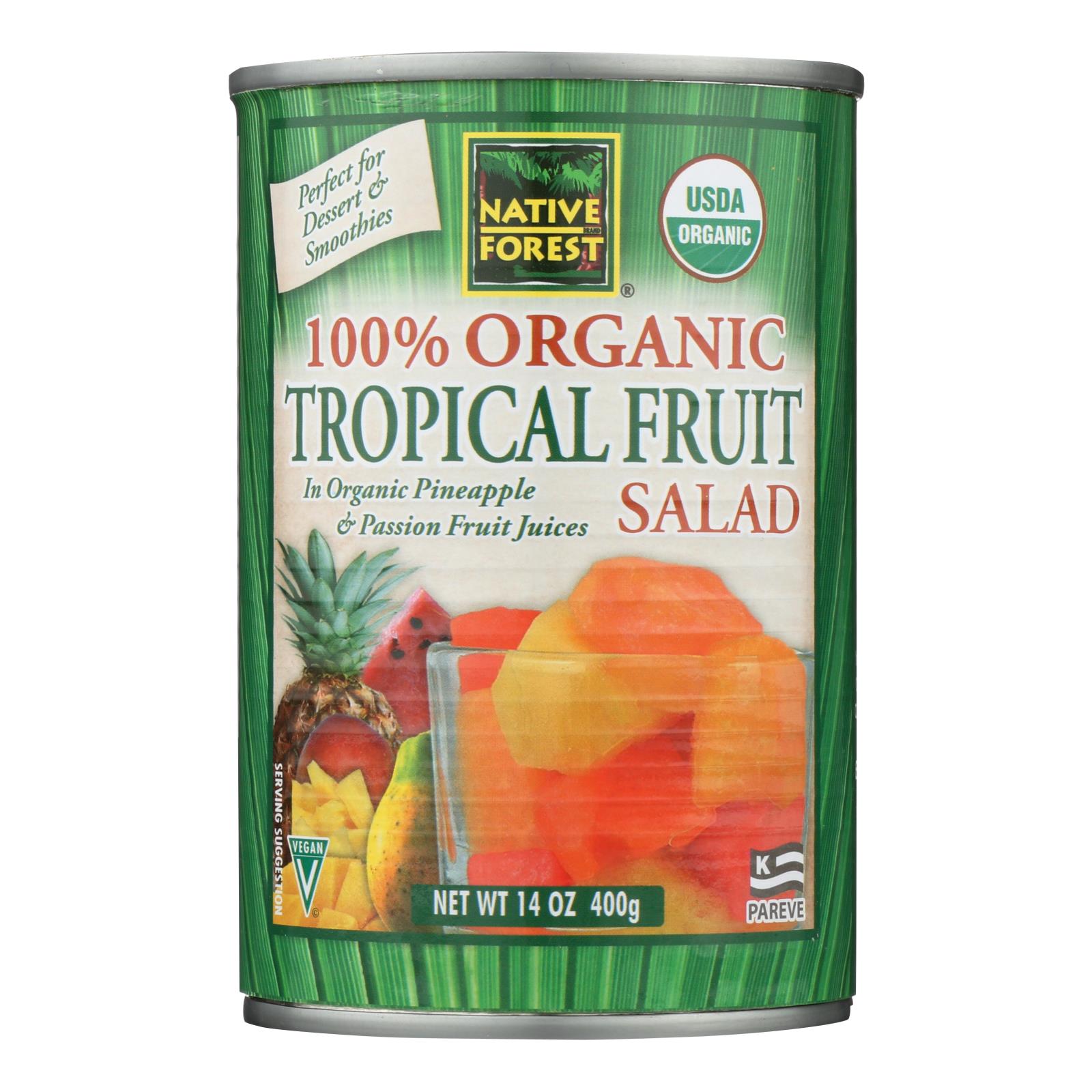 Native Forest Tropical Fruit Salad - Case Of 6 - 14 Oz. - Eco-Friendly Home & Grocery