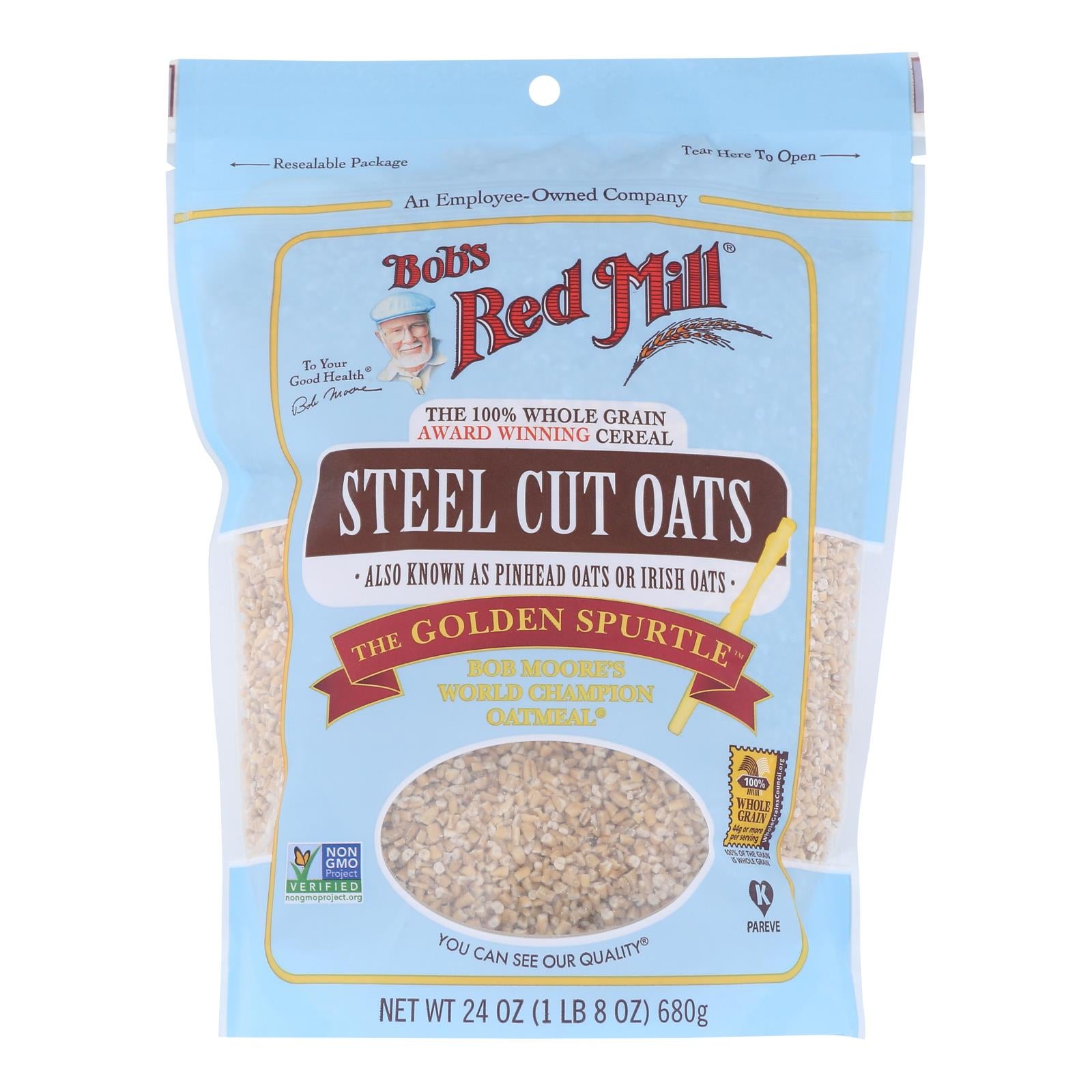Bob's Red Mill - Steel Cut Oats - Case Of 4-24 Oz - GreatEagleInc