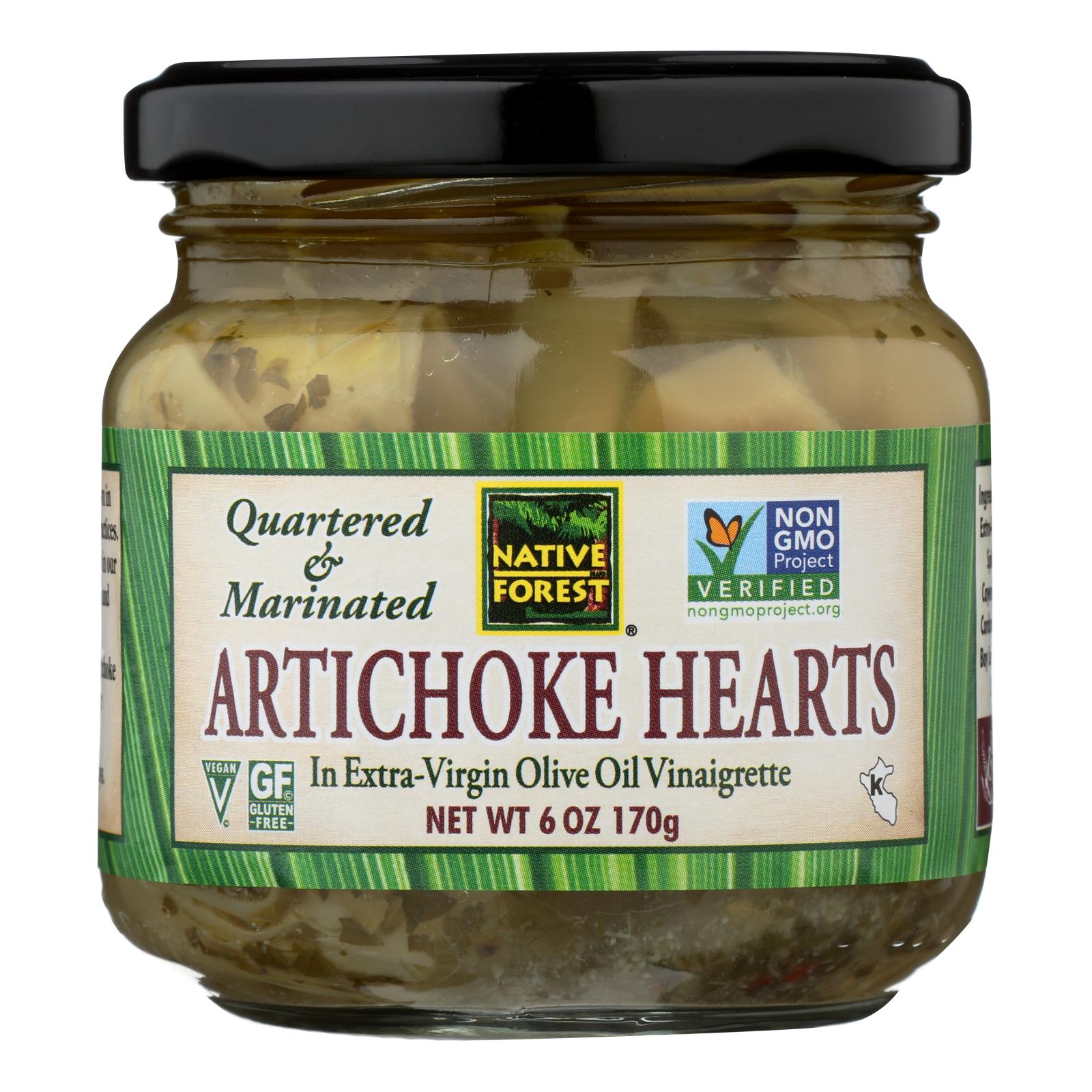 Native Forest Marinated Hearts - Artichoke - Case Of 6 - 6 Oz. - GreatEagleInc