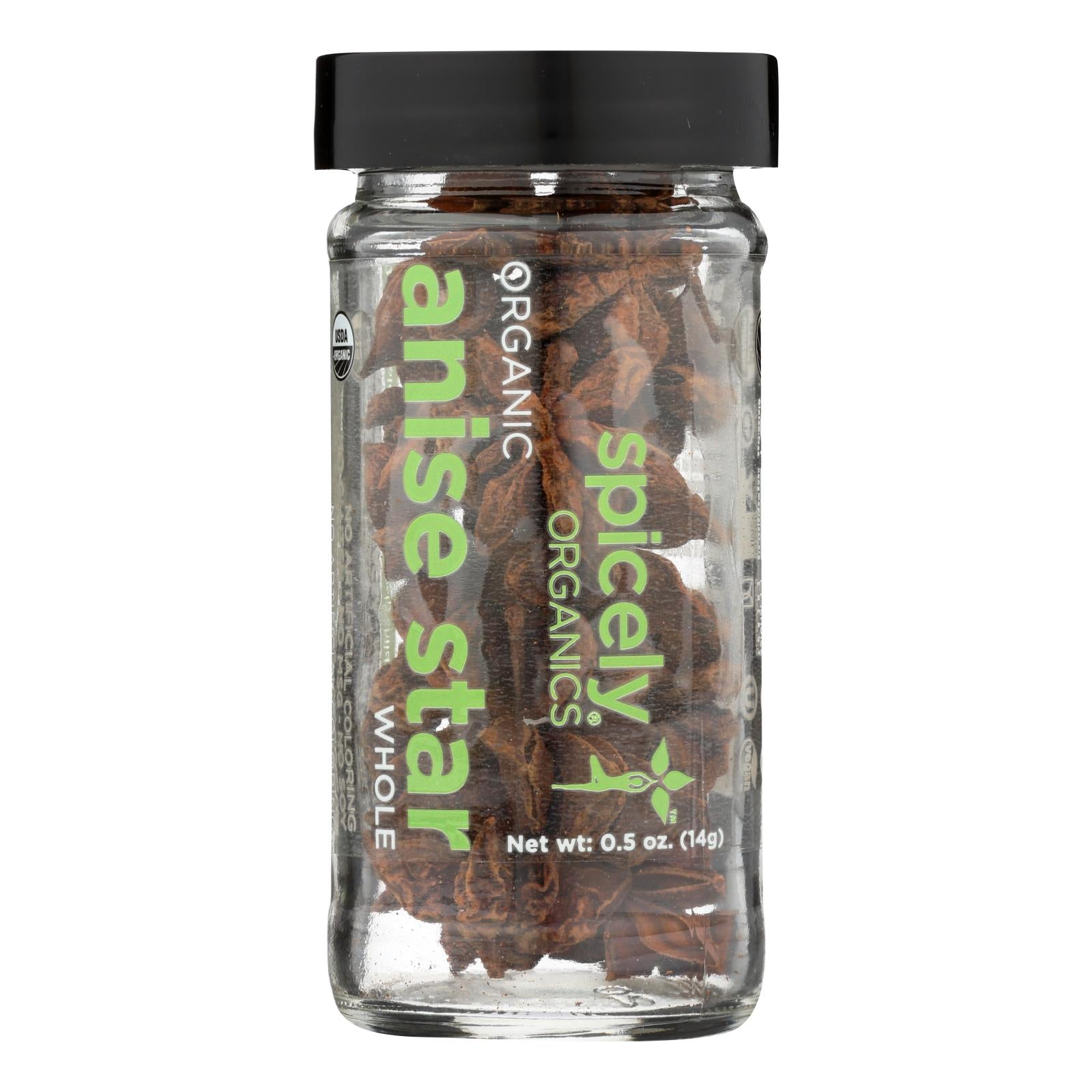 Spicely Organics - Organic Anise Star - Whole - Case Of 3 - 0.5 Oz. - GreatEagleInc
