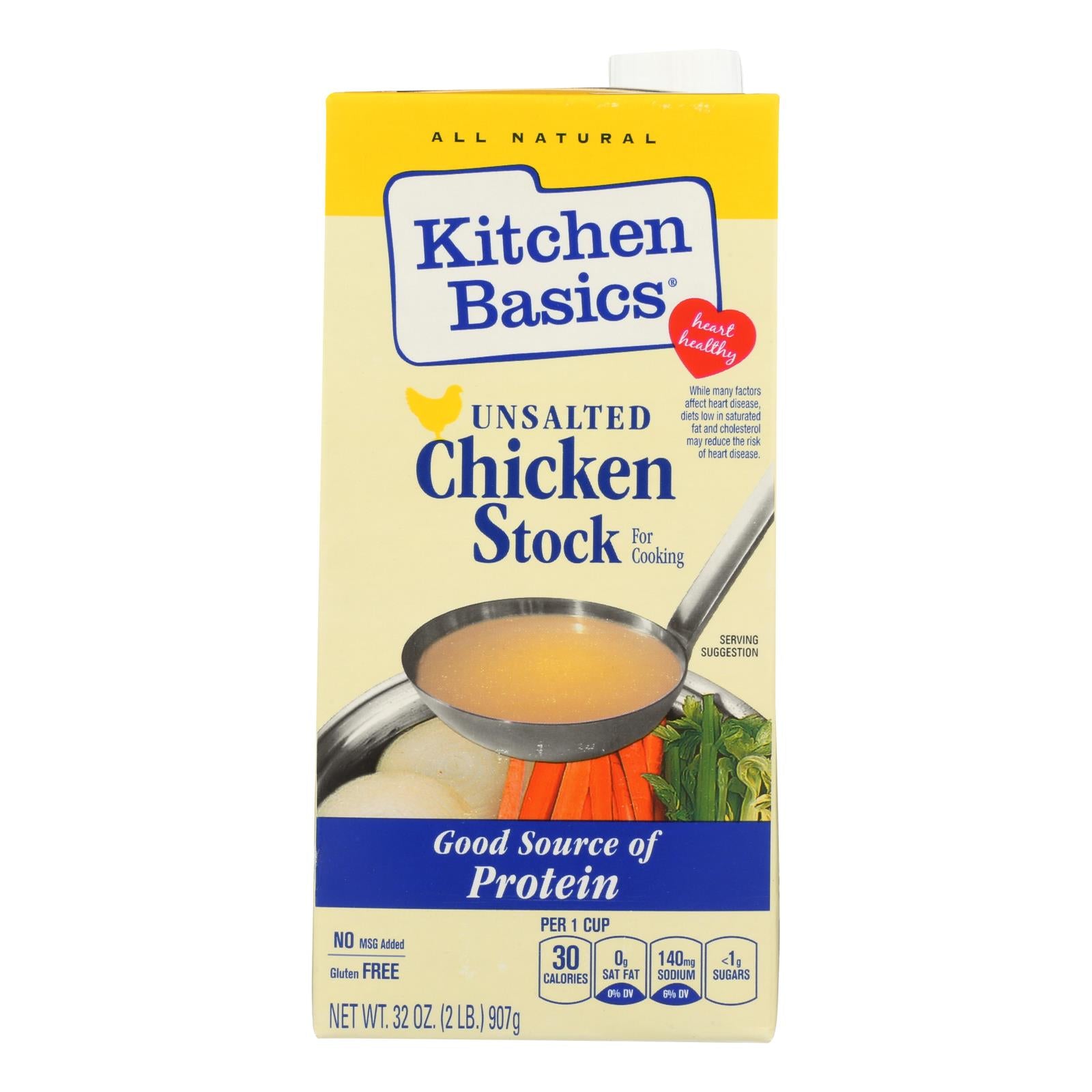 Kitchen Basics Chicken Stock - Case Of 12 - 32 Fl Oz. - Eco-Friendly Home & Grocery
