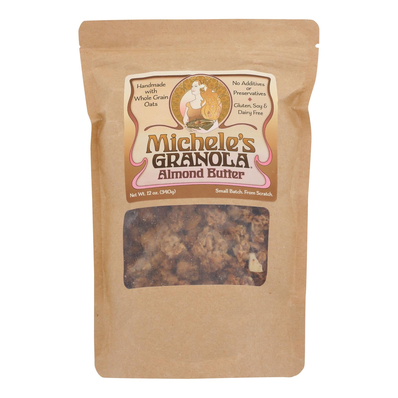 Michele's Granola - Granola Almond Butter - Case Of 6-12 Oz - Home & Garden