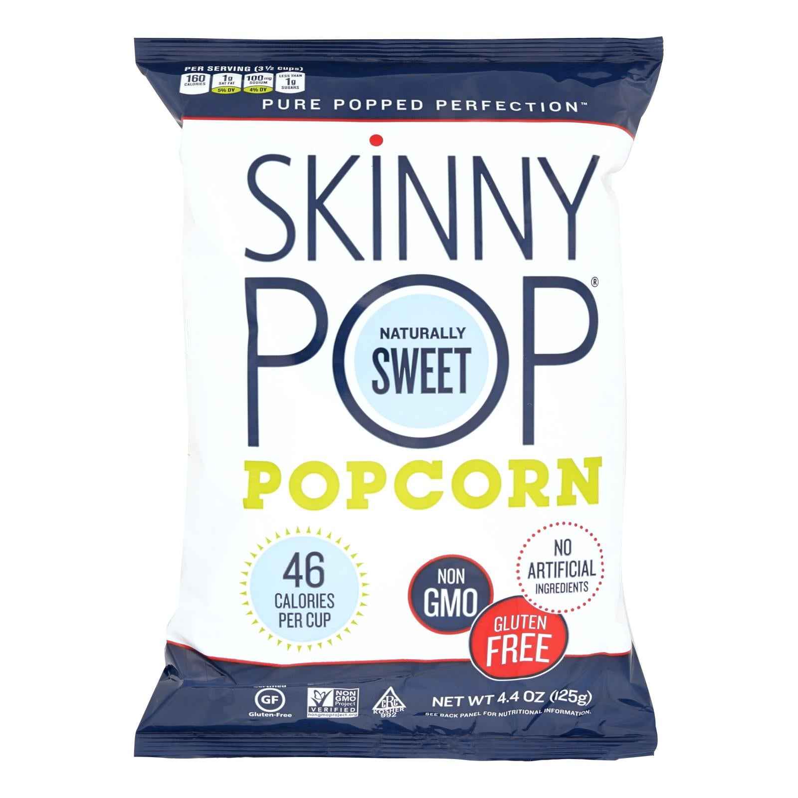 Skinnypop Popcorn Skinny Pop - Naturally Sweet - Case Of 12 - 4.4 Oz. Default Title