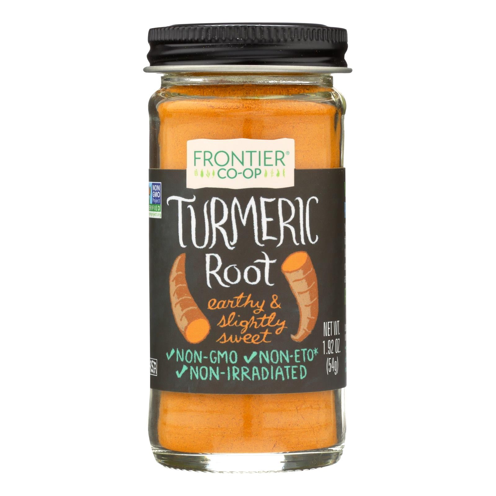 Frontier Herb Turmeric Root - Ground - 1.92 Oz - GreatEagleInc