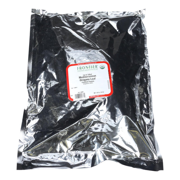 Frontier Herb Oregano Leaf Organic Cut And Sifted Fancy Grade - Single Bulk Item - 1lb - Eco-Friendly Home & Grocery