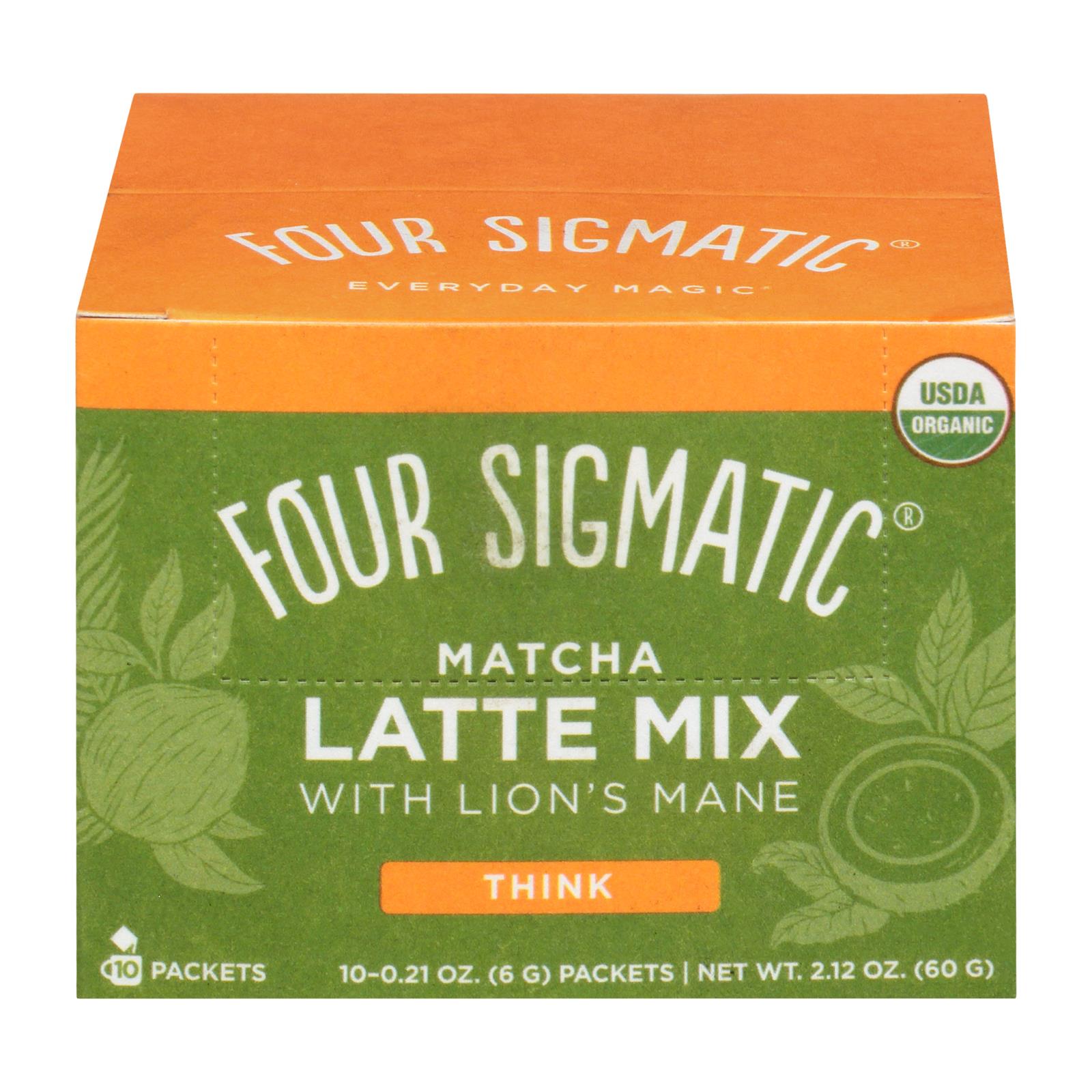 Four Sigmatic - Latte Lions Mane - 1 Each 1-10 Ct - GreatEagleInc