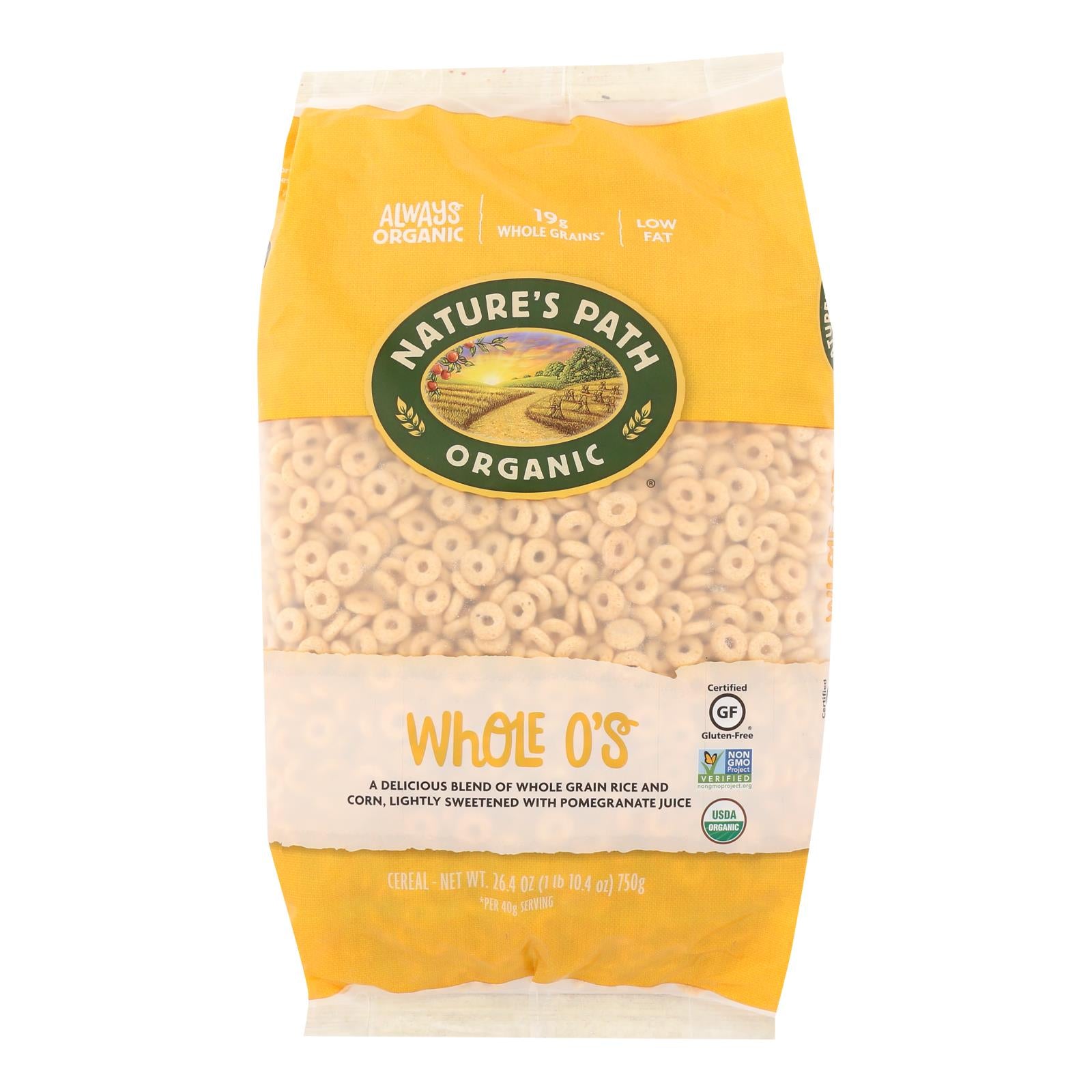 Nature's Path Organic Whole O's Cereal - Case Of 6 - 26.4 Oz. Default Title