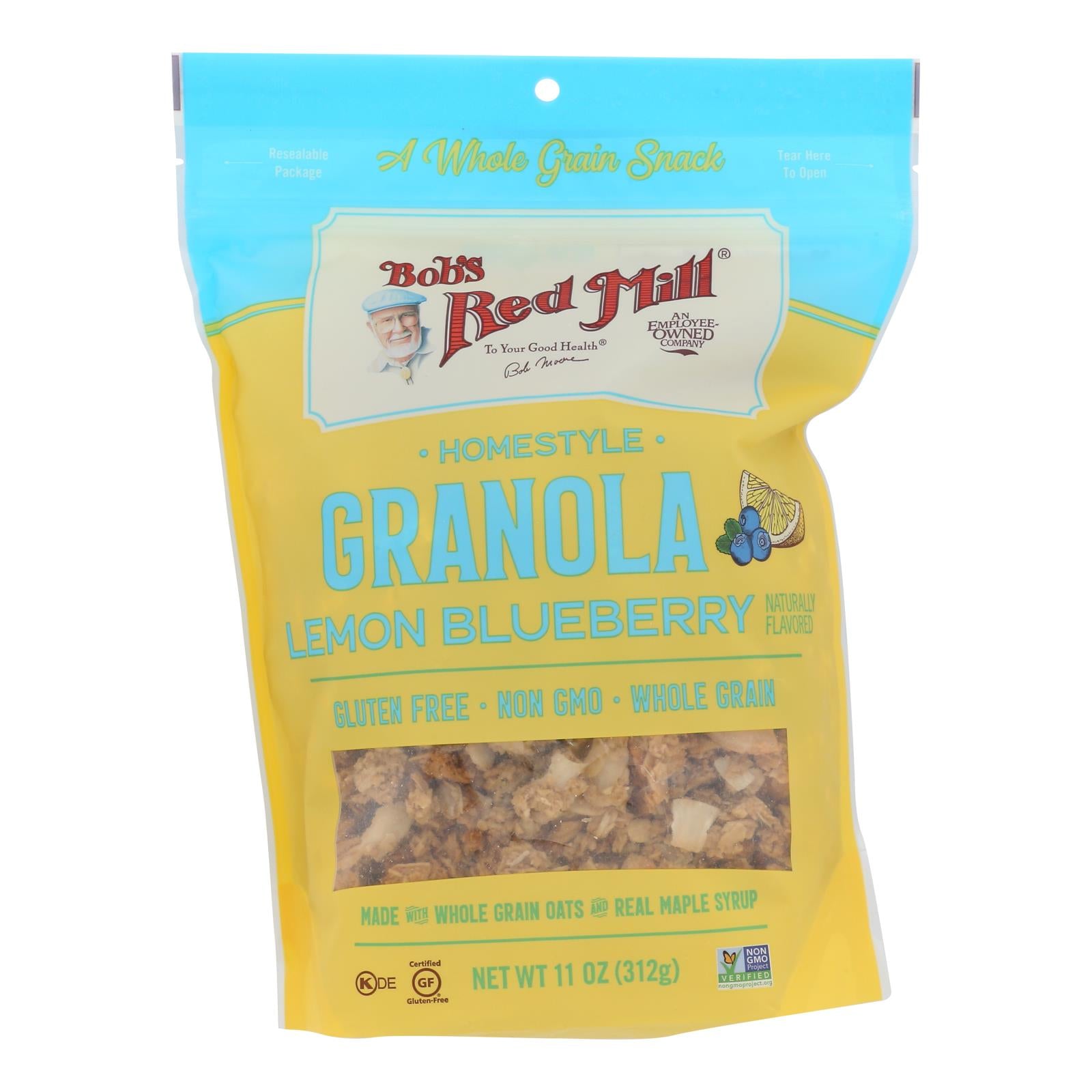 Bob's Red Mill - Granola Lemon Blueberry - Case Of 6 - 11 Oz - GreatEagleInc