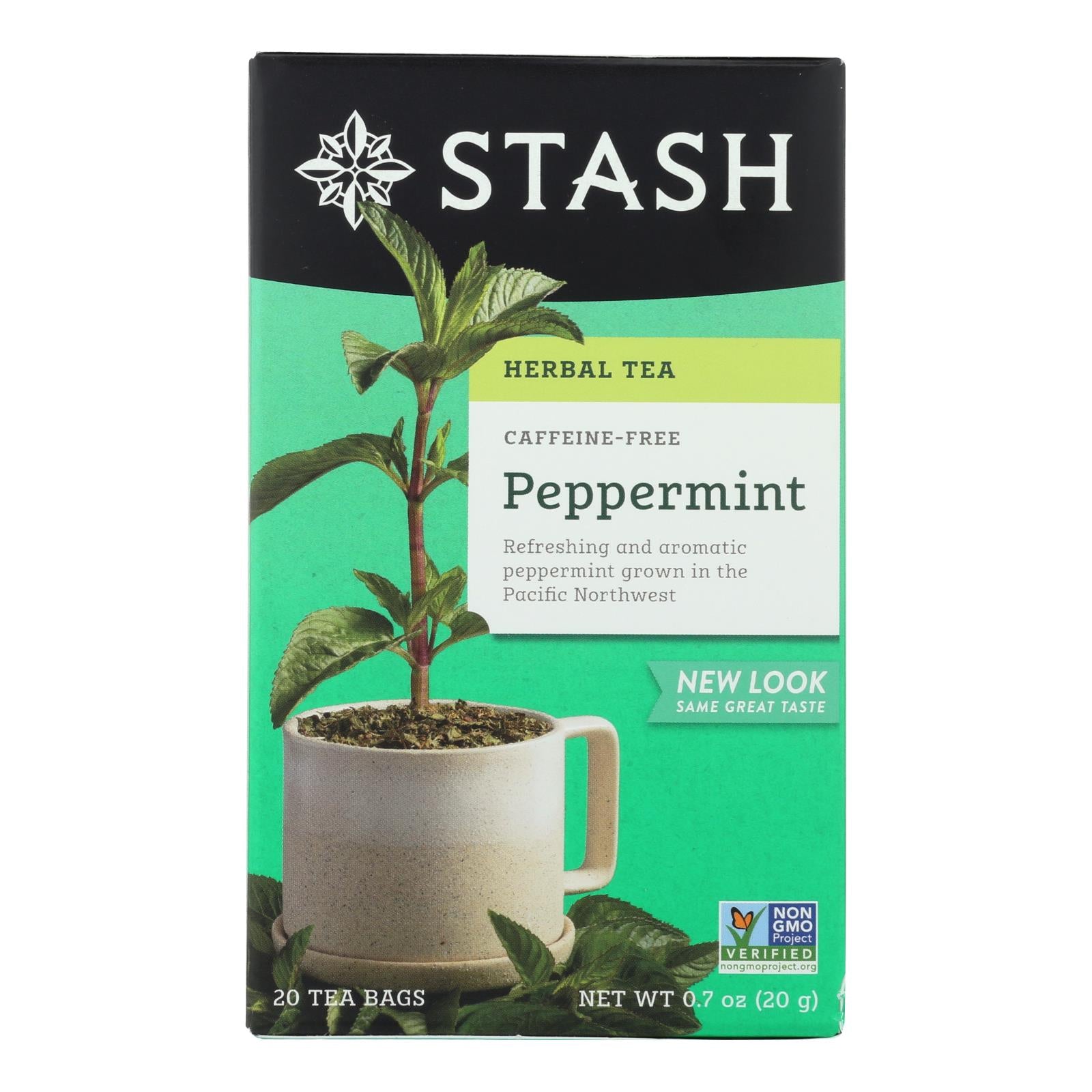 Stash Tea - Herbal - Peppermint - 20 Bags - Case Of 6 - GreatEagleInc