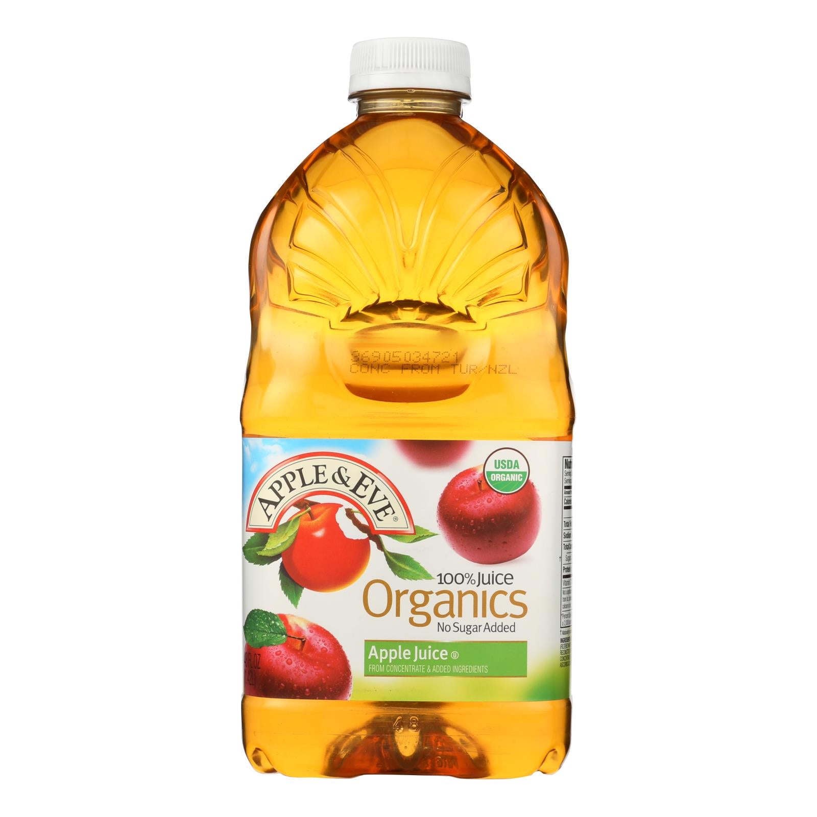Apple And Eve Organic Juice Apple - Case Of 8 - 48 Fl Oz. - GreatEagleInc